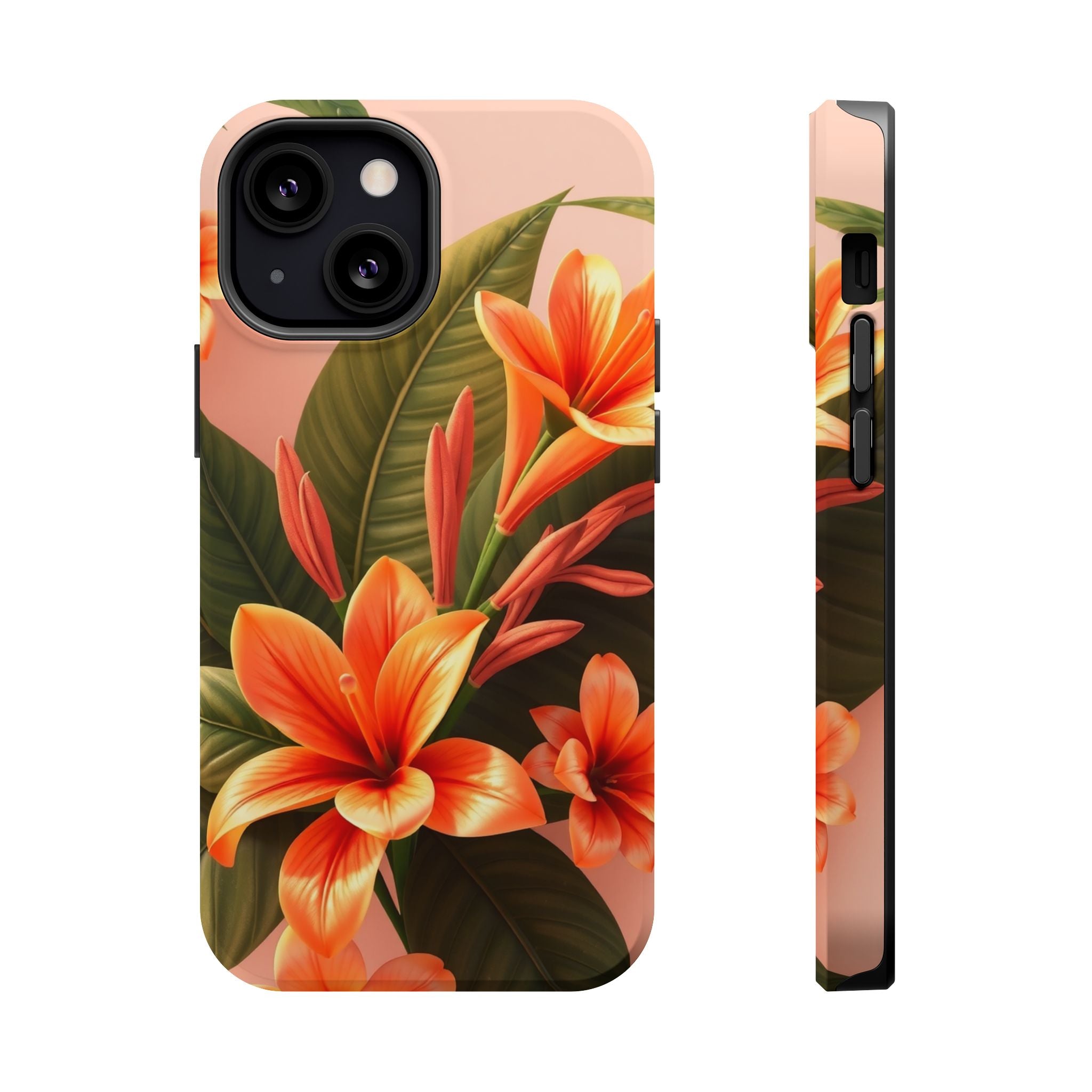 iPhone Tropical Bloom 3D Digital Bold Modern Everyday Snap Case · iPhone Case