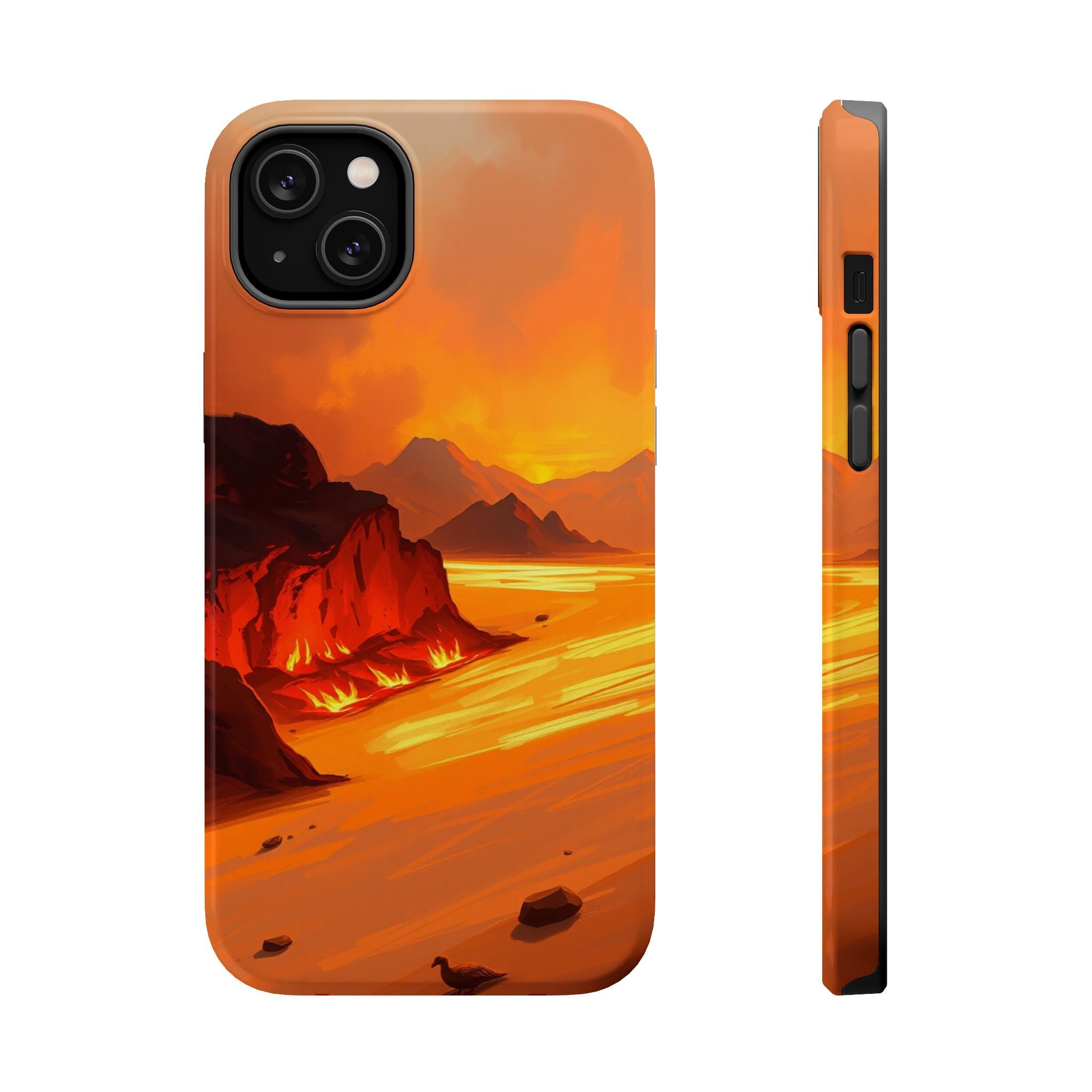 iPhone Burnt Orange And Sand Wildfire Glow Slim iPhone Everyday · iPhone Case
