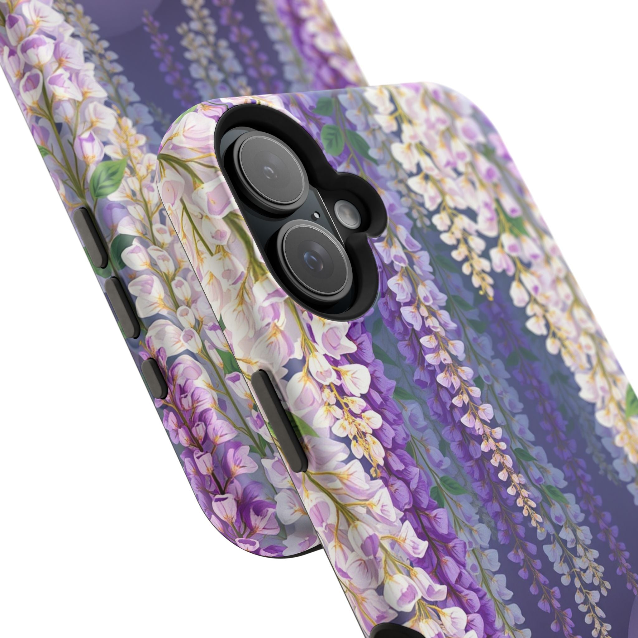 iPhone Mint And Blush Wisteria Cascade Slim Everyday Designer Case · iPhone Case