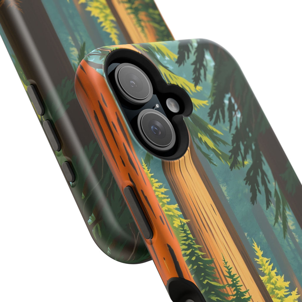 iPhone Redwood Forest Oil Painting Impressionist Clean iPhone Minimal · iPhone C
