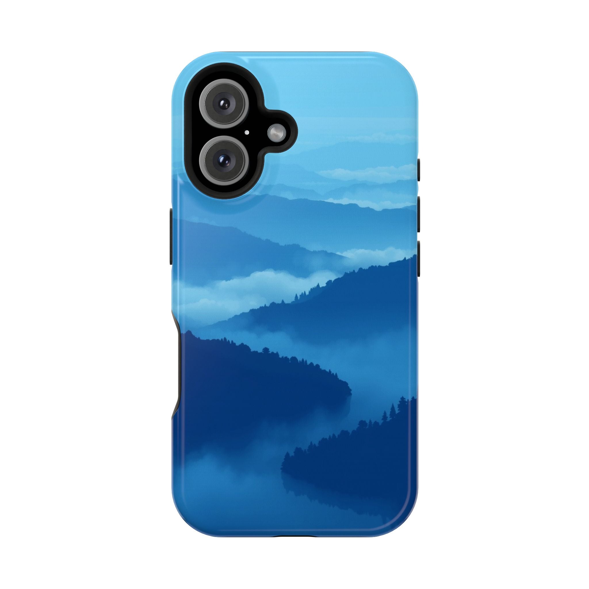 iPhone Fog Rolling Over Hills Pixel Art -Bit Slim iPhone Everyday · iPhone Case