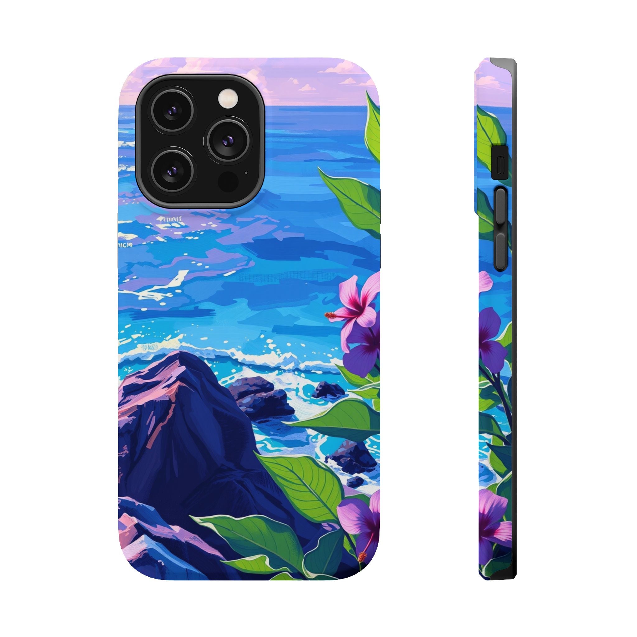 iPhone Hibiscus Coast Enchanted Art Slim Everyday Designer Case · iPhone Case