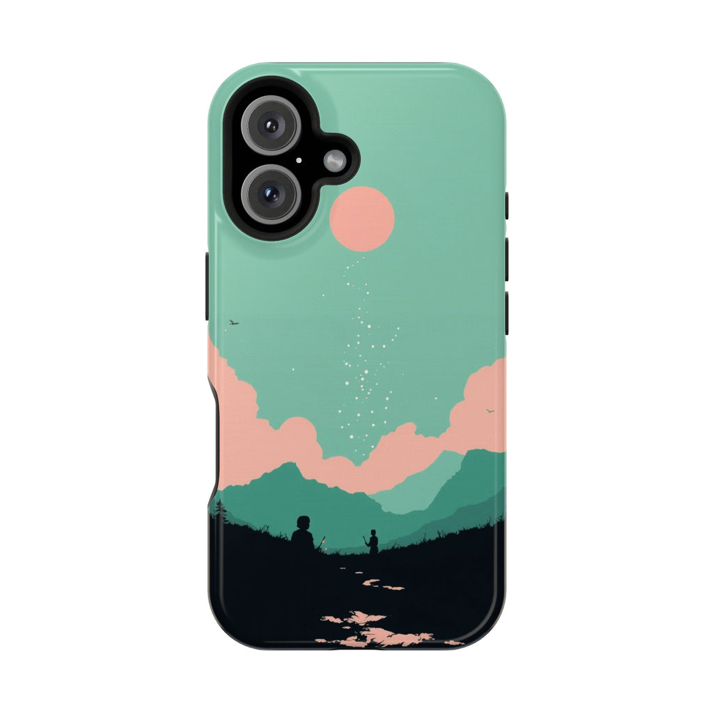 iPhone Magnetic Field Electric Art Bold Modern Everyday Snap Case · iPhone Case