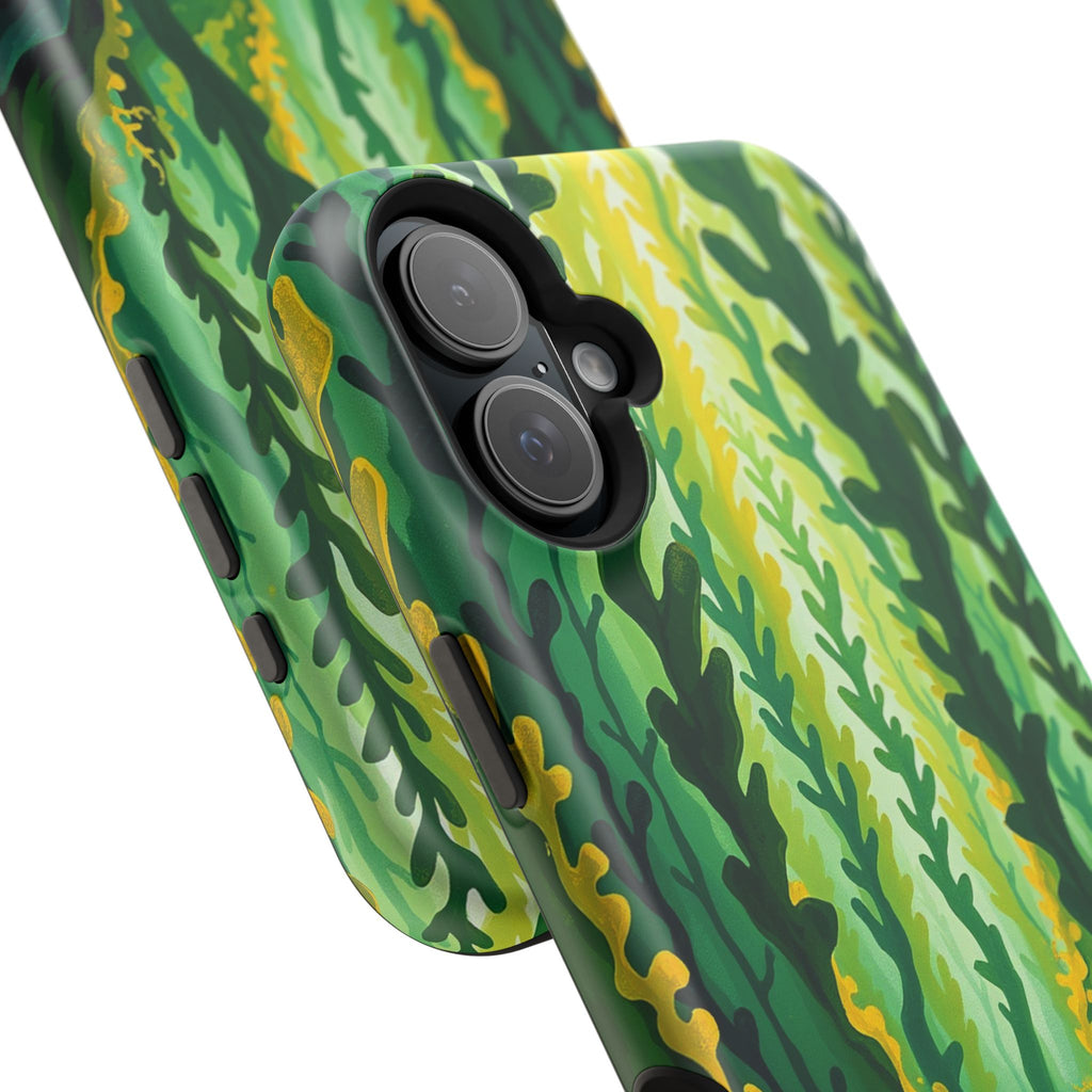 iPhone Kelp Forest Oil Painting Impressionist Slim iPhone Everyday · iPhone Case