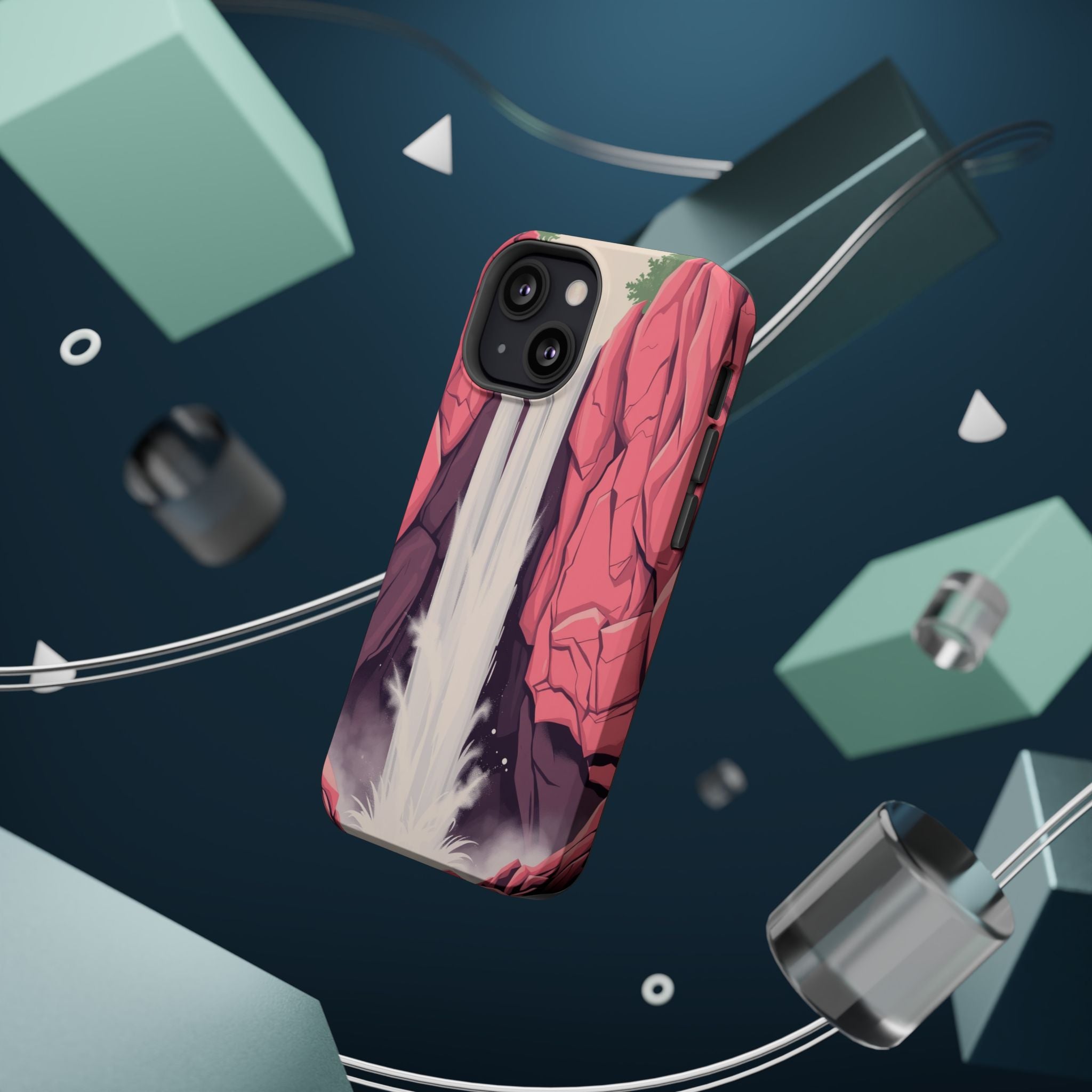 iPhone Radiant Waterfall Mist Design Slim Everyday iPhone 16 Designer · iPhone C