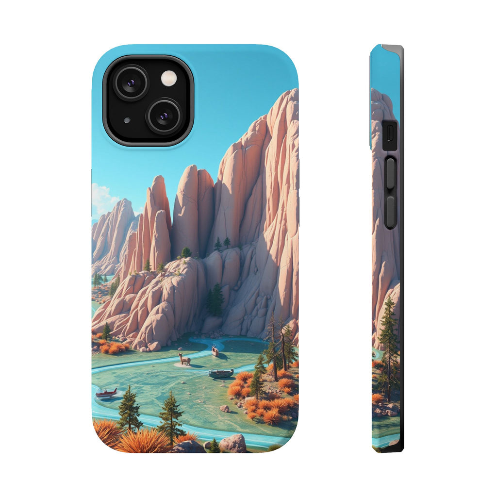 iPhone Pine Ridge Electric Art Slim Everyday Designer Case · iPhone Case
