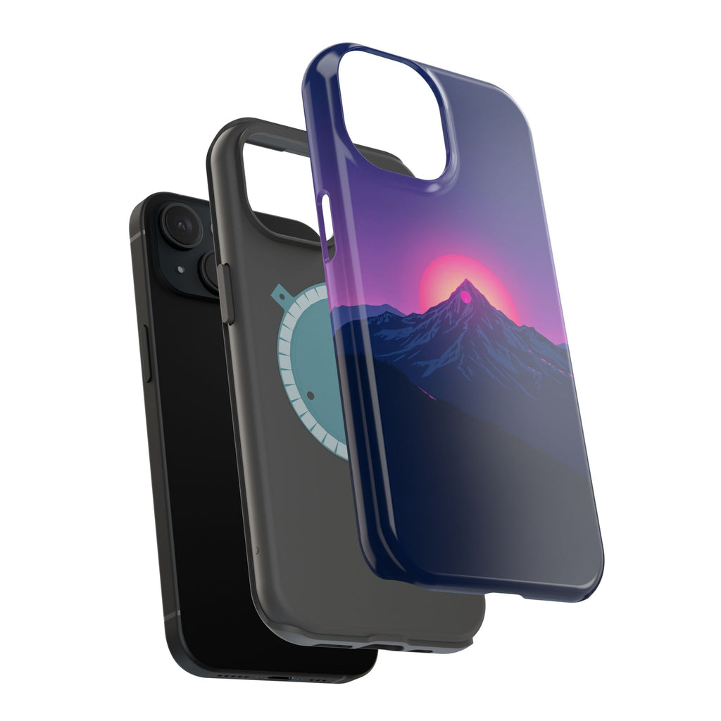 iPhone Mountain at Sunrise Electric Art Slim Everyday iPhone 15 · iPhone Case