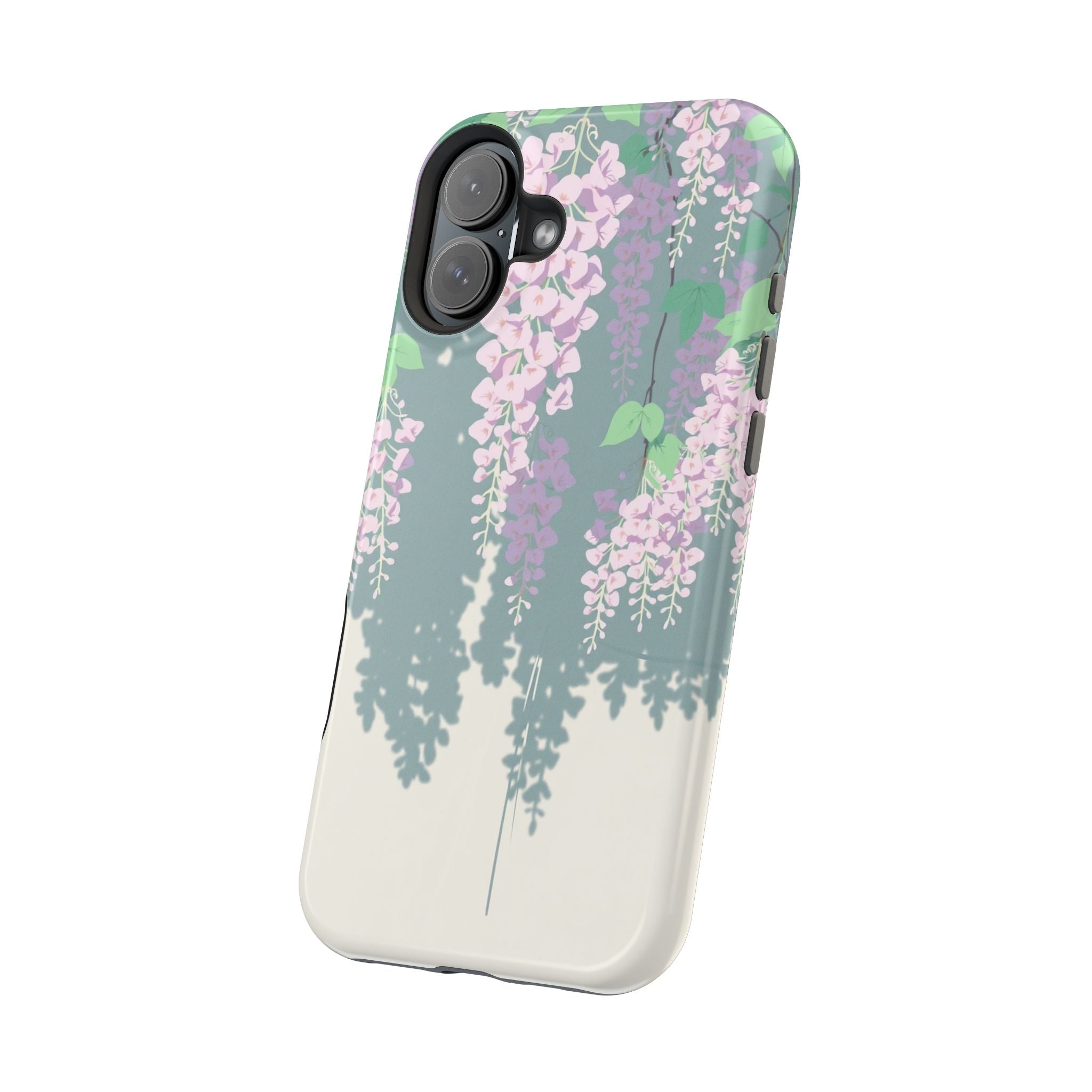 iPhone Dreamy Wisteria Cascade Design Slim Everyday Designer Case · iPhone Case
