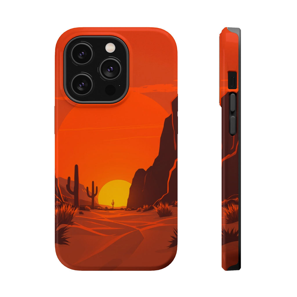 iPhone Burnt Orange And Sand Mesa Sunset Slim Everyday iPhone Designer · iPhone