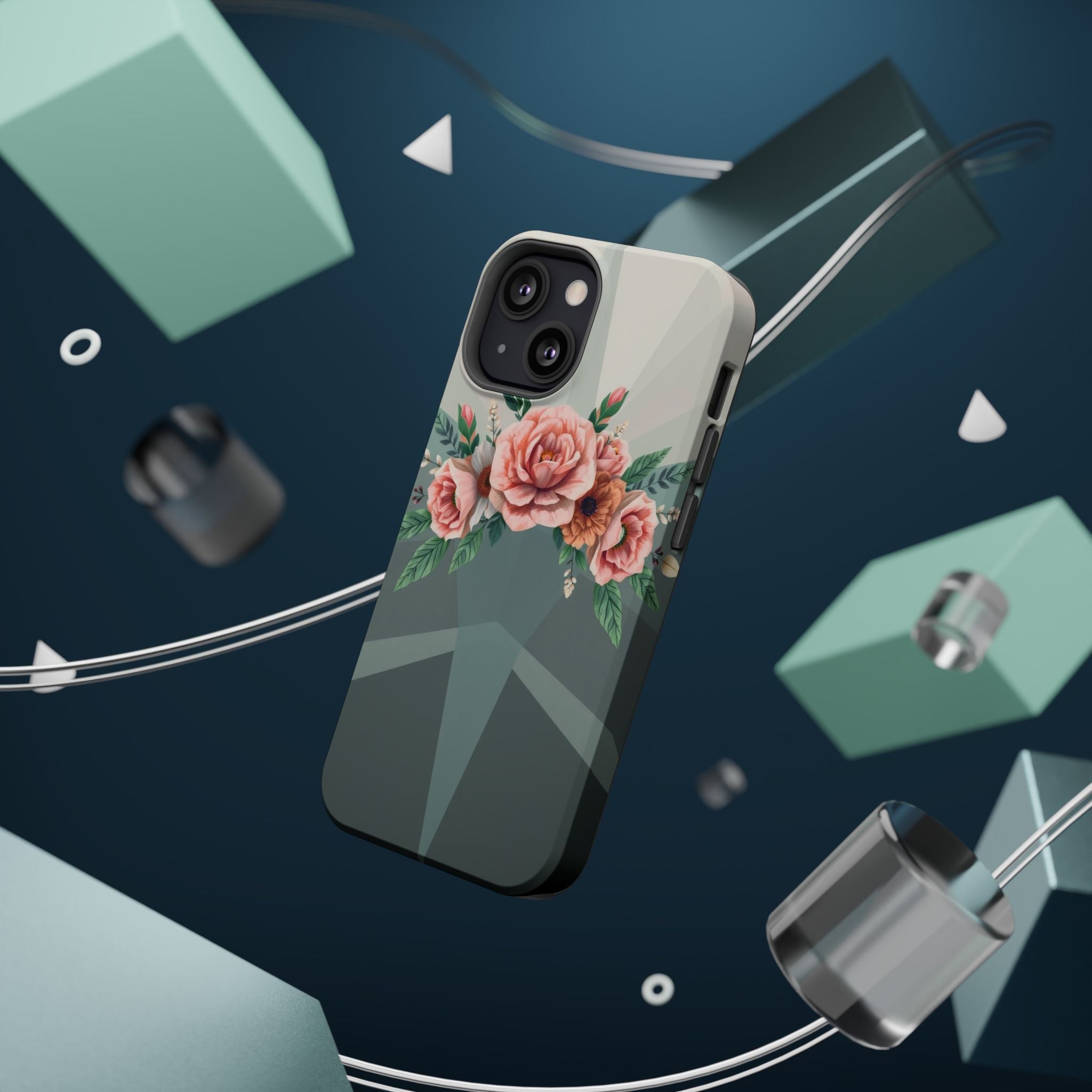 iPhone Floral Crown Abstract Geometric Slim Everyday Designer Case · iPhone Case