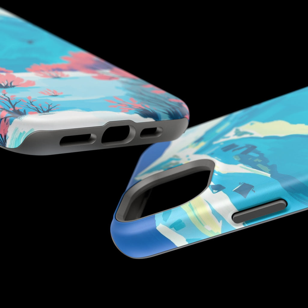 iPhone Snow Field Electric Art Slim Everyday Designer Case · iPhone Case