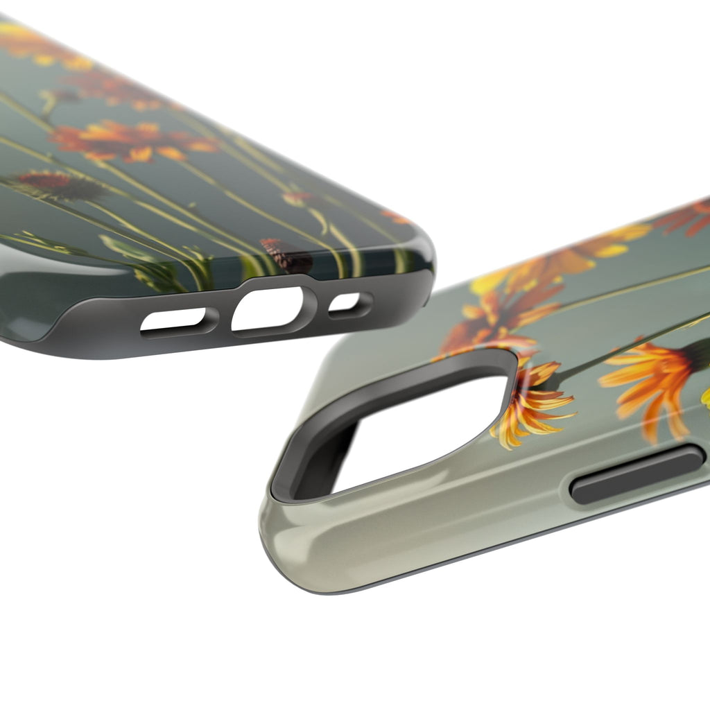 iPhone Mustard And Rust Wildflower Bunch Slim Everyday iPhone Designer · iPhone