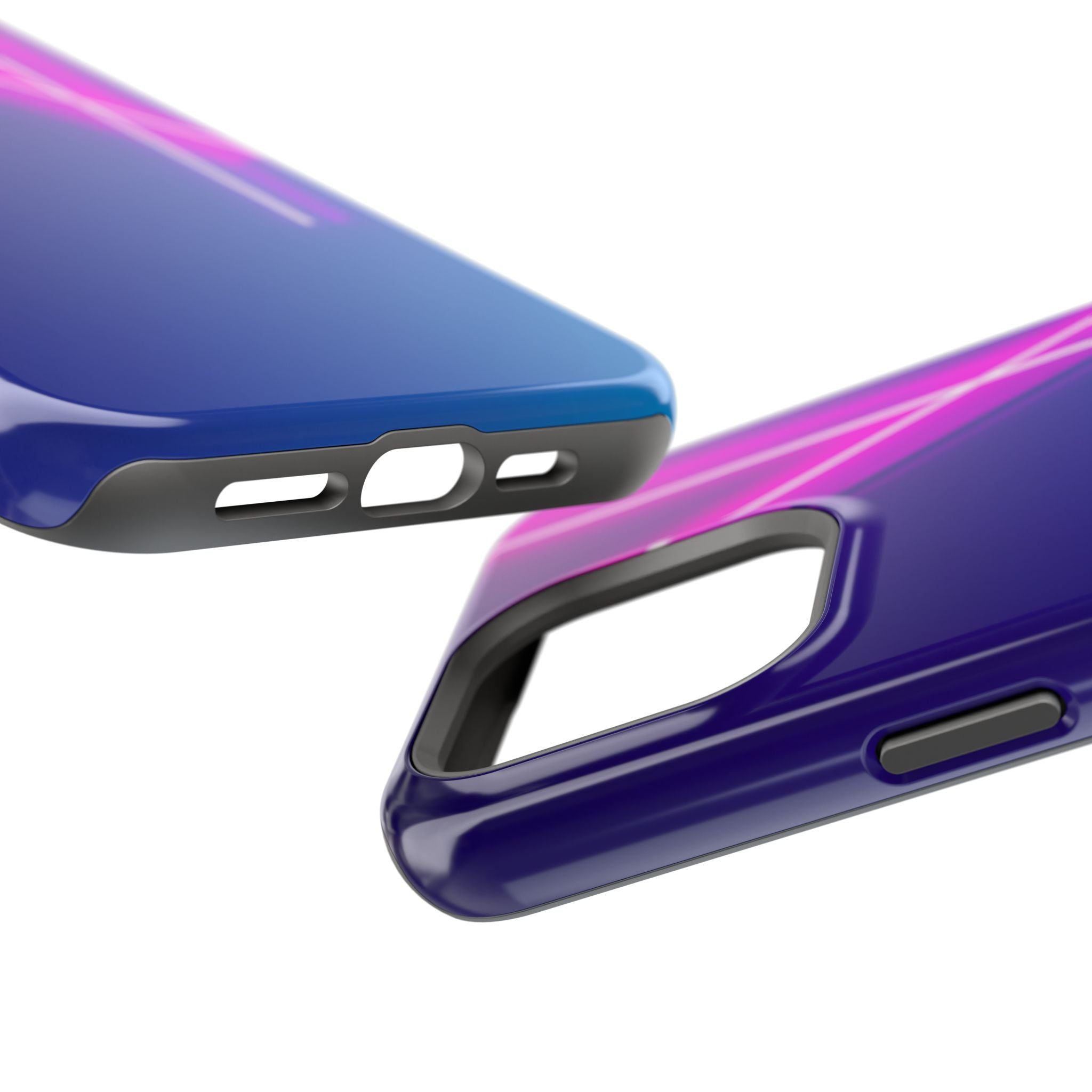iPhone 1990s Geometric Neon Electric Art Slim Everyday Designer Case · iPhone Ca