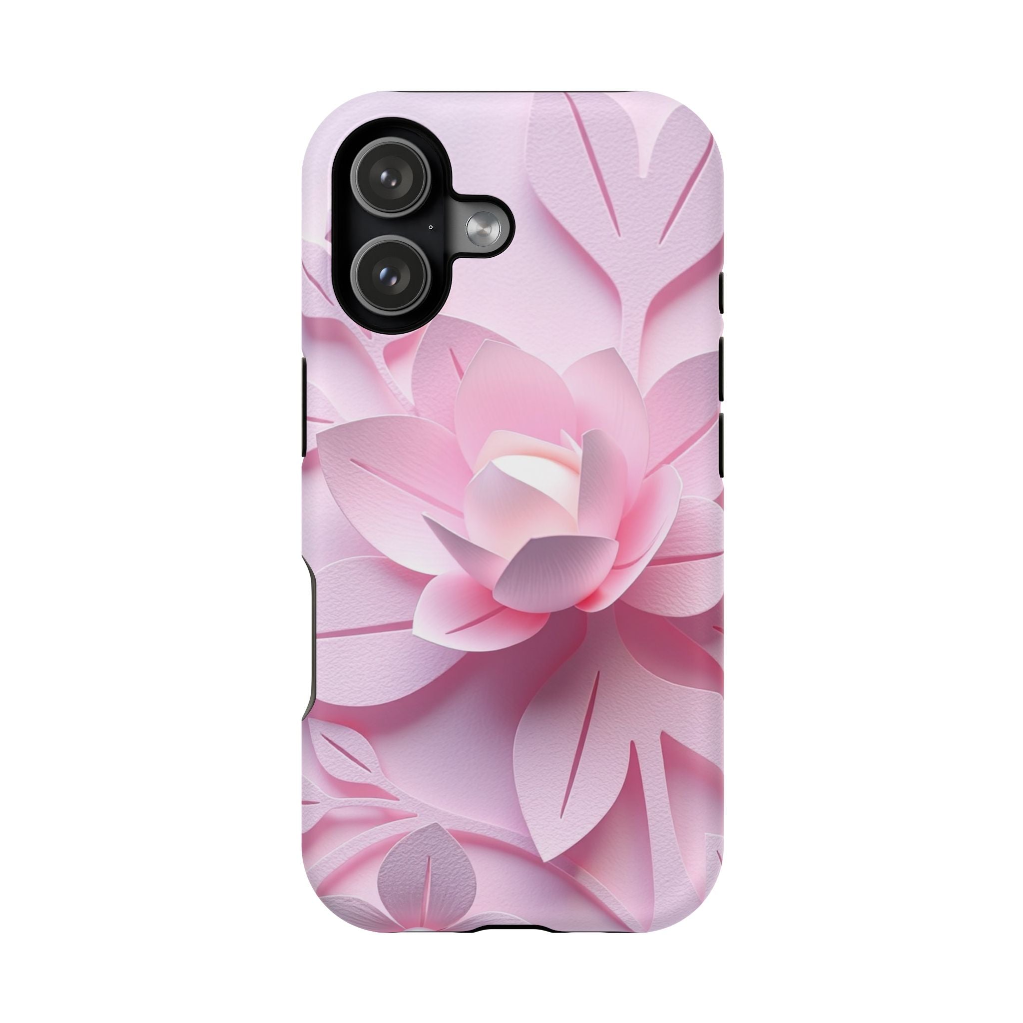 iPhone Floral Geometric Paper Cut Art Slim Everyday Designer Case · iPhone Case