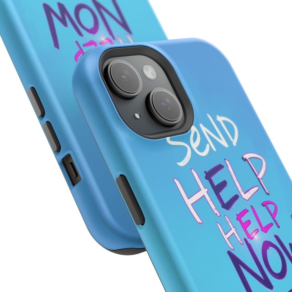 iPhone Radiant Send Help Now Design Slim Everyday Designer Case · iPhone Case