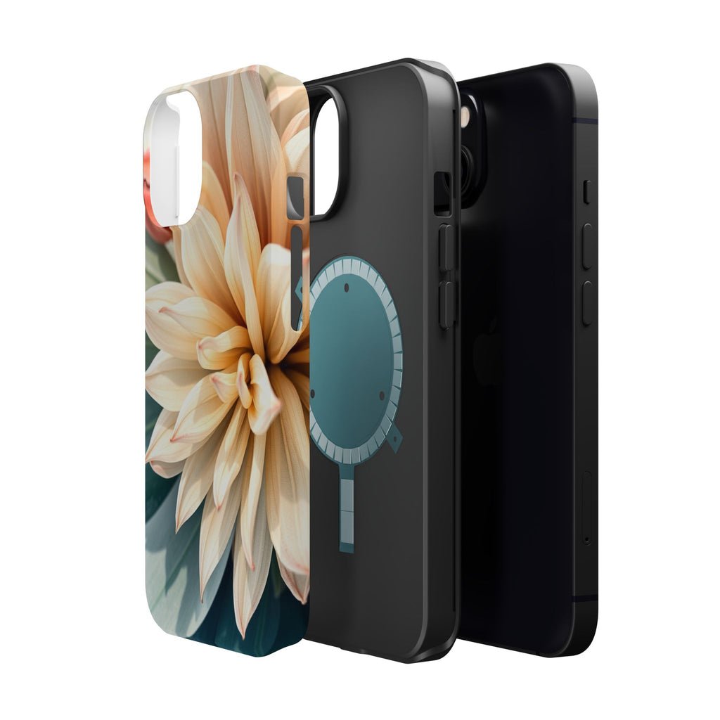 iPhone Neon Floral Radiant Design Clean Minimal Snap Case · iPhone Case