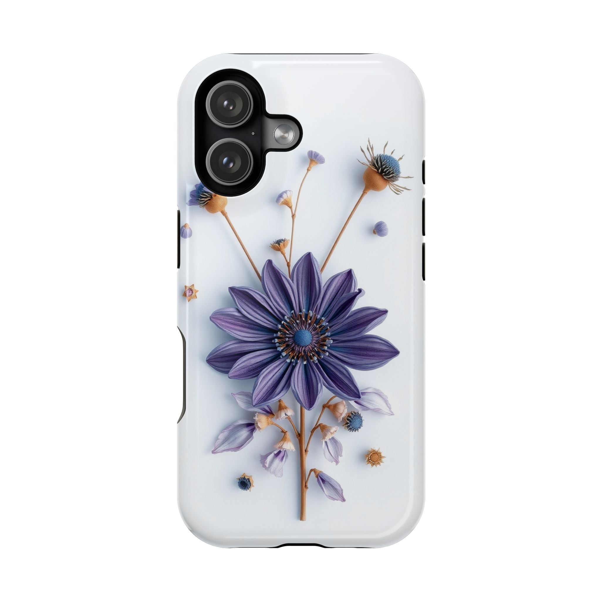 iPhone Dried Flower Flat Lay Pastel Kawaii Slim iPhone Everyday · iPhone Case