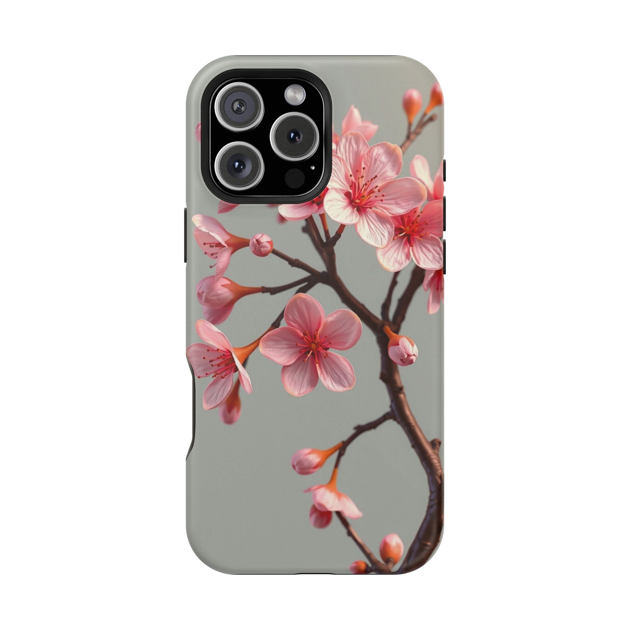 iPhone Mustard And Rust Cherry Blossom Slim Everyday Designer Case · iPhone Case