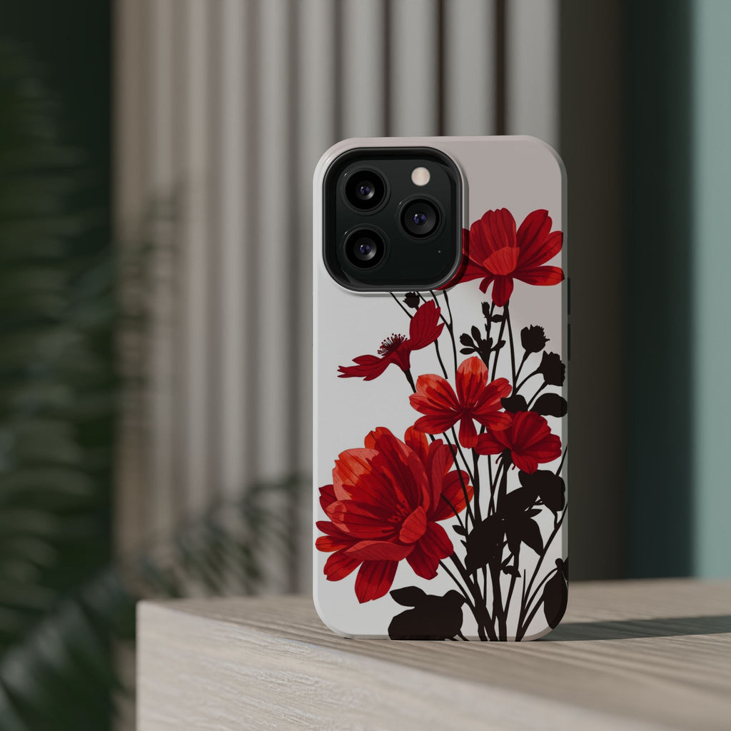 iPhone Floral Silhouette Cinematic Art Slim Snap Case · iPhone Case