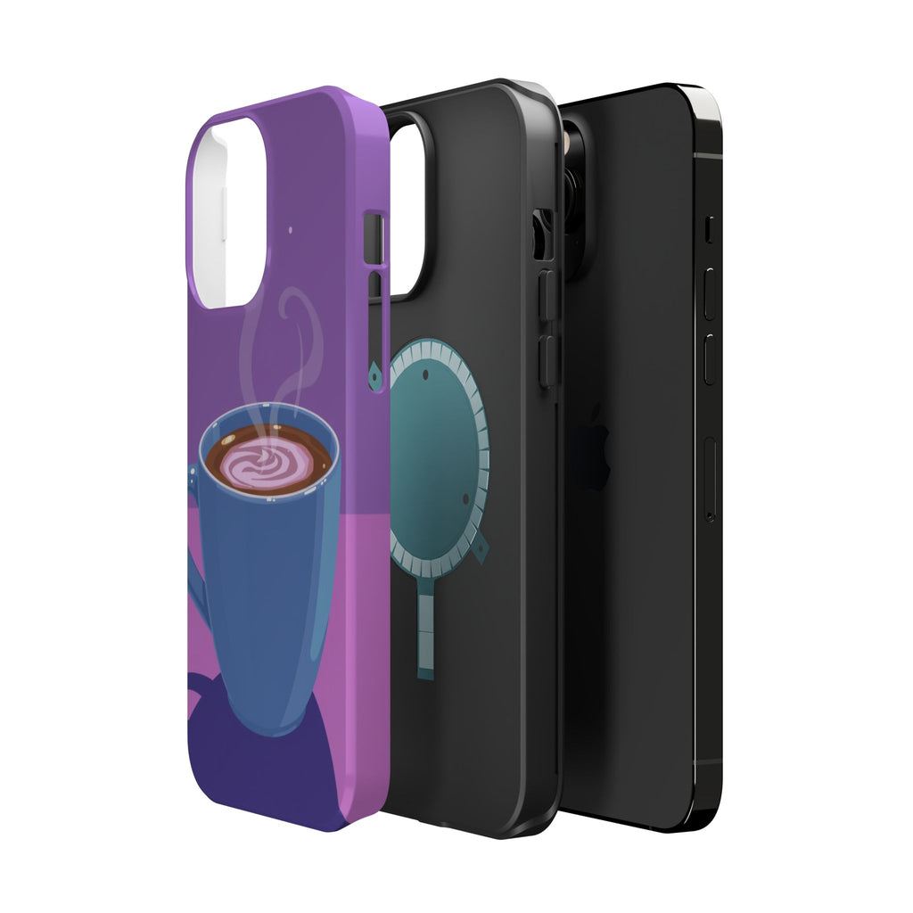 iPhone Emotional Support Coffee Pixel Art -Bit Soft Finish Everyday Case · iPhon