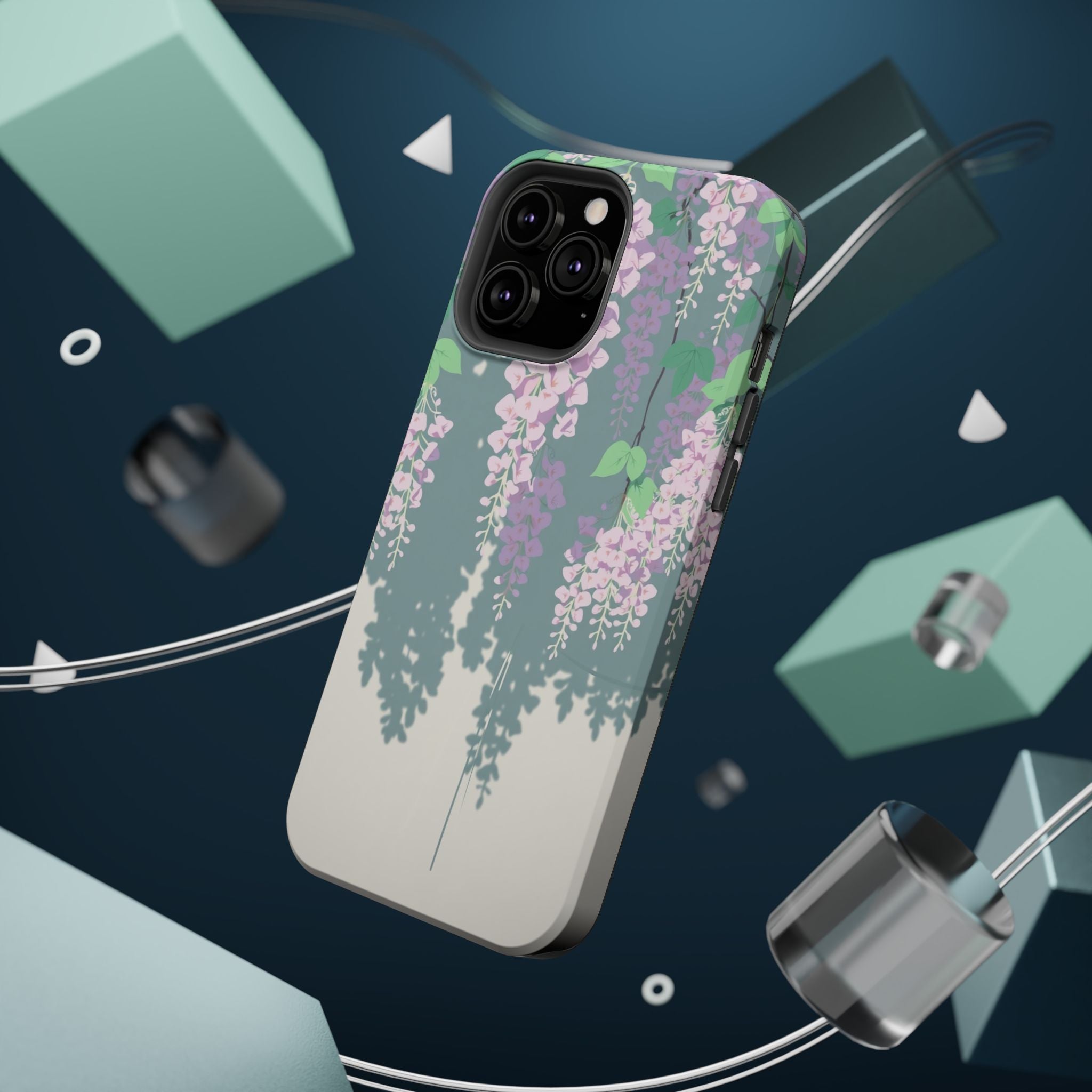iPhone Dreamy Wisteria Cascade Design Slim Everyday Designer Case · iPhone Case