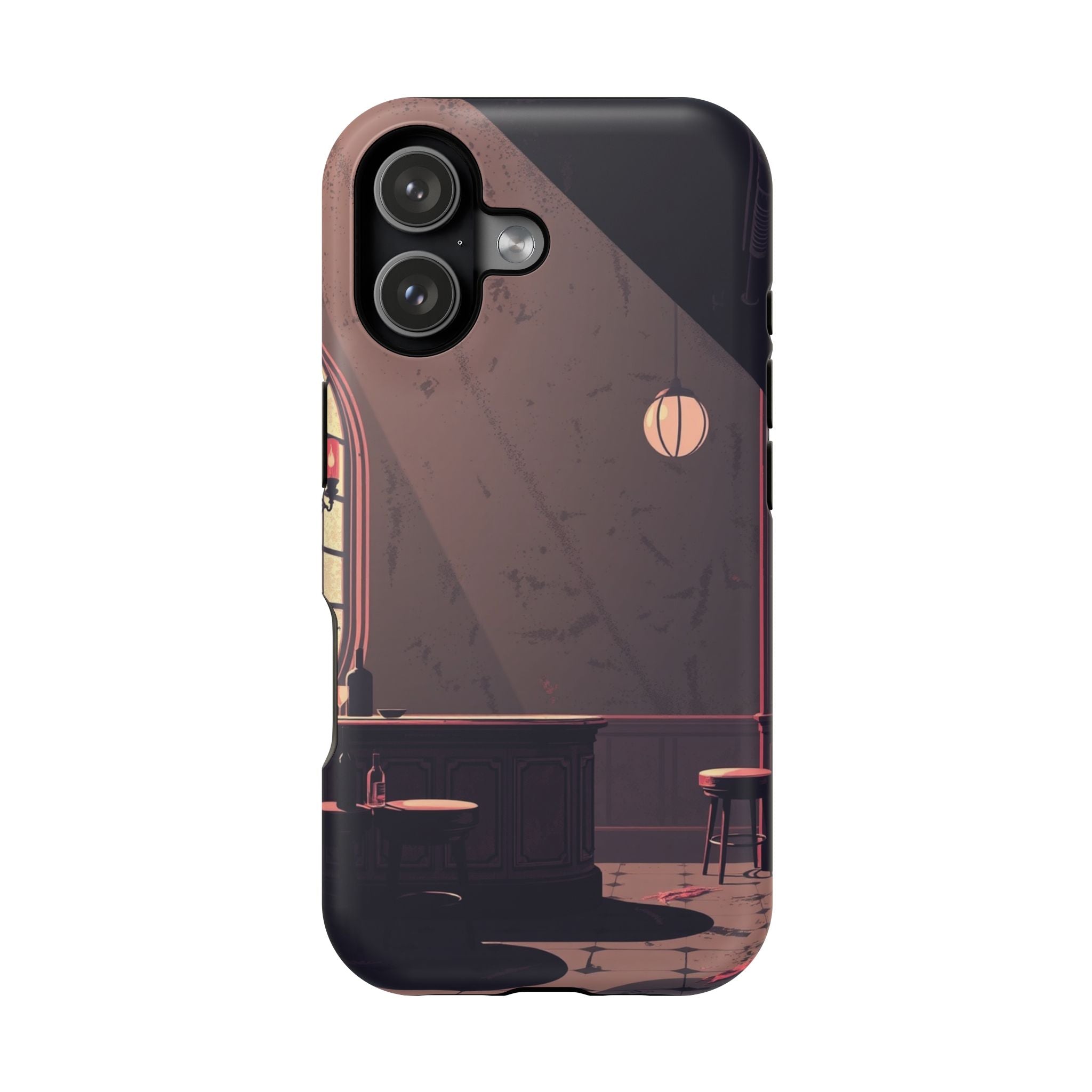 iPhone Speakeasy Dark Grunge Distressed Slim Everyday Designer Case · iPhone Cas