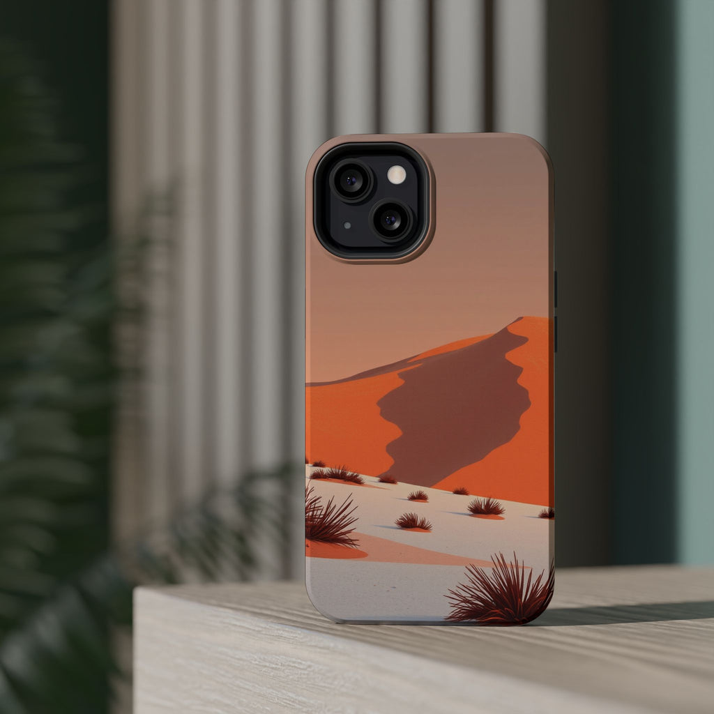 iPhone Burnt Orange And Sand Snow Field Slim Everyday iPhone Designer · iPhone C