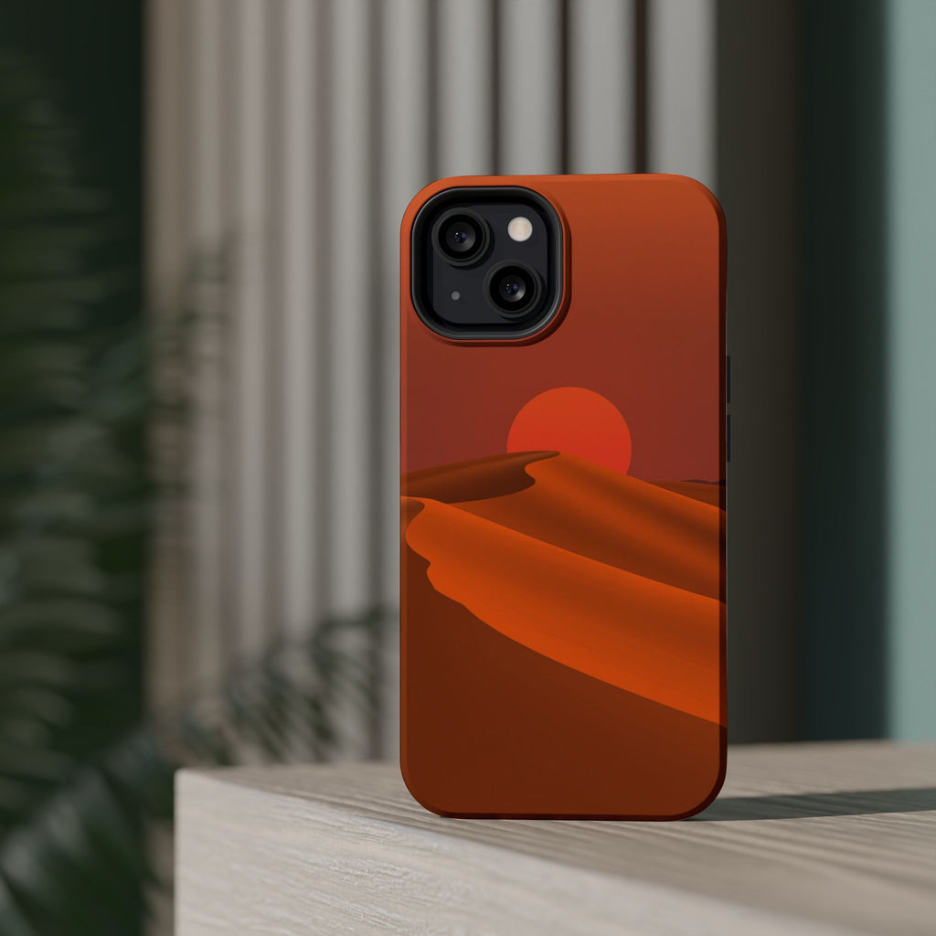 iPhone Serene Sand Dunes at Dusk Design Slim Everyday iPhone 15 · iPhone Case