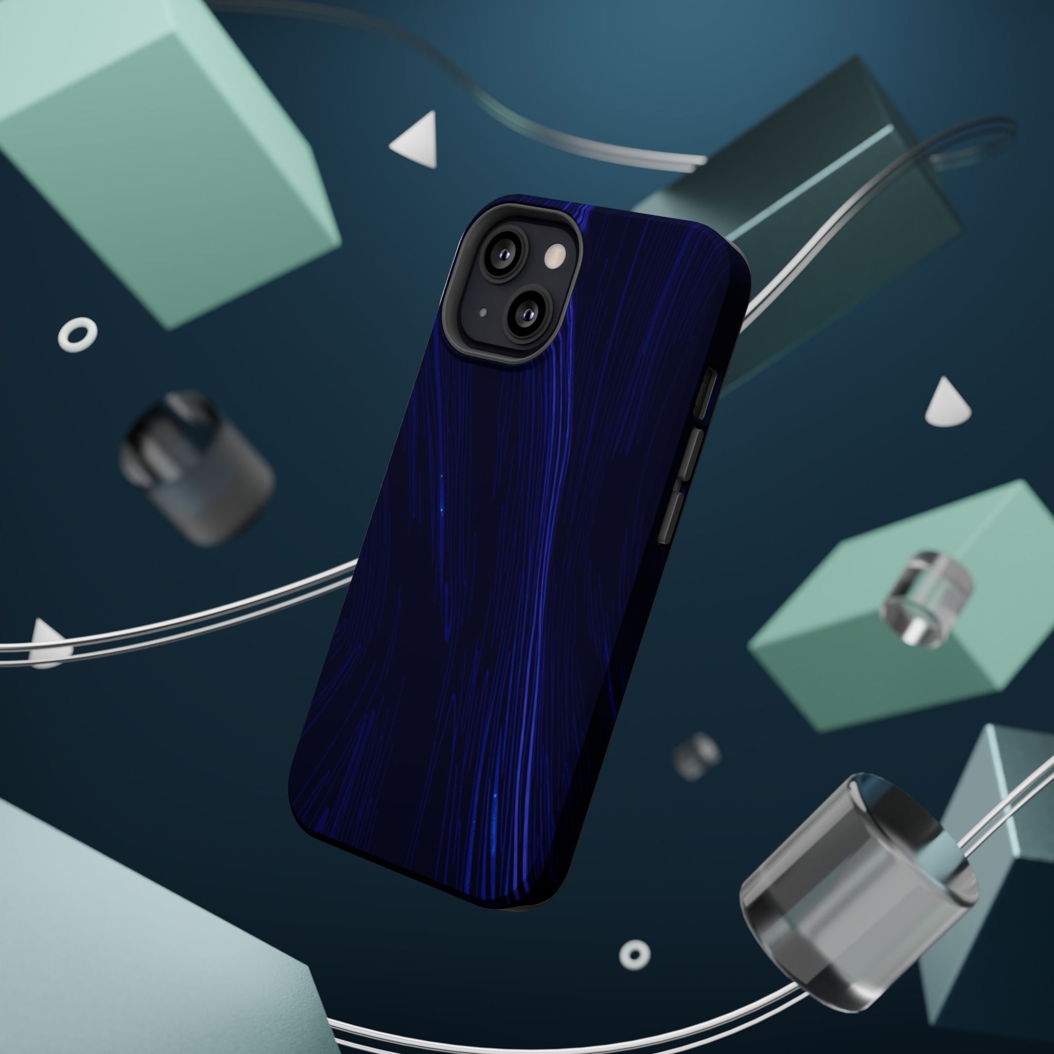 iPhone Interference Pattern Dark Gothic Ink Slim iPhone Everyday · iPhone Case