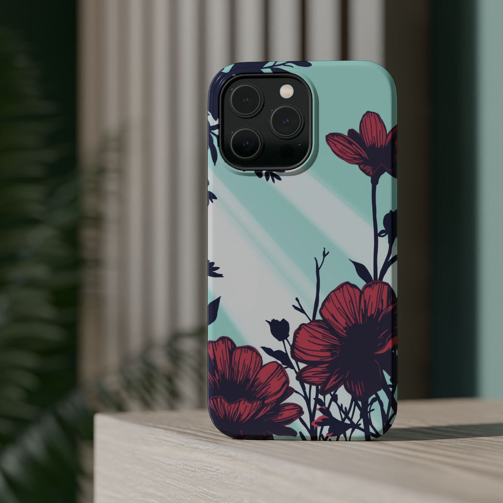 iPhone Floral Silhouette Cinematic Art Slim Everyday Designer Case · iPhone Case