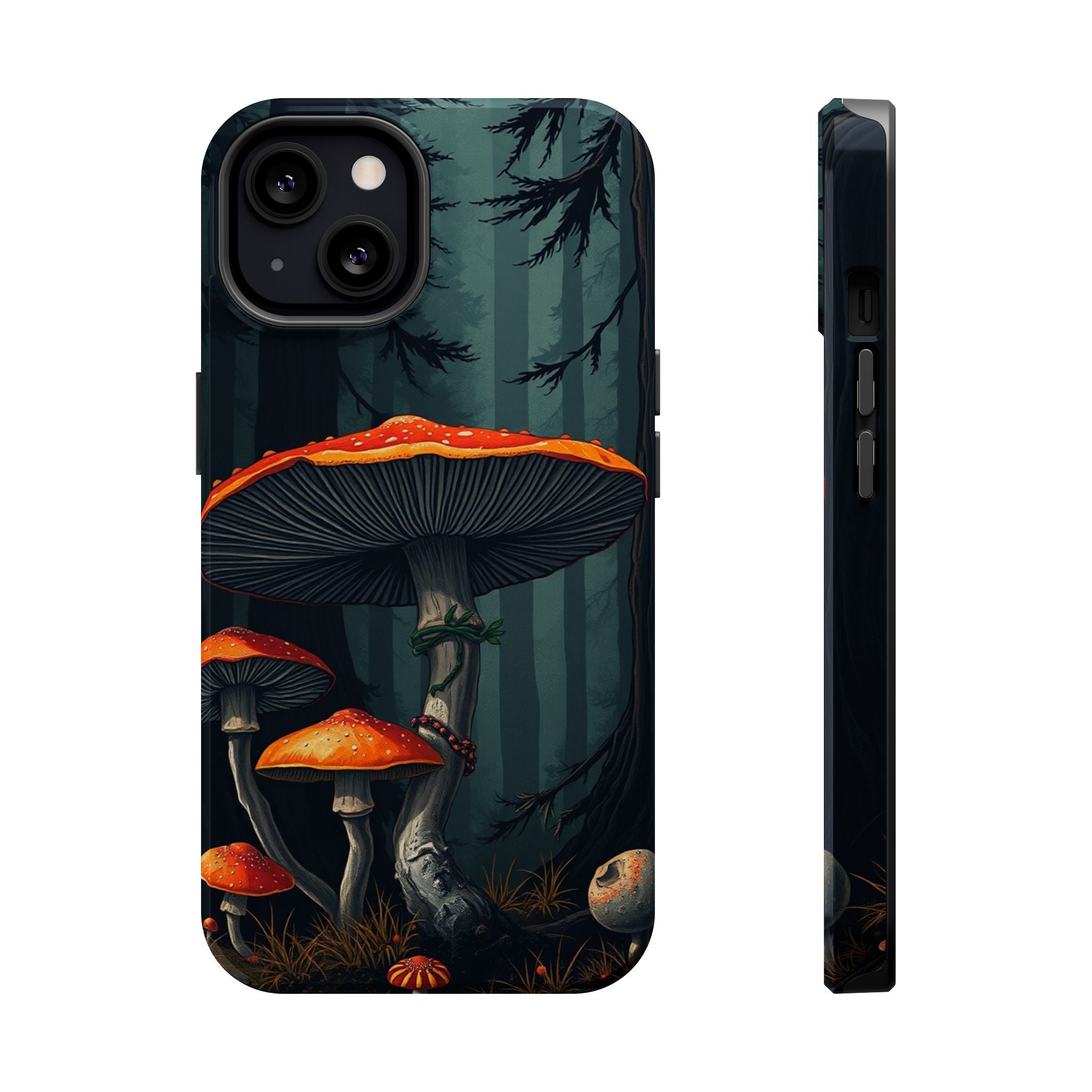 iPhone Mushroom Forest Dark Academia Slim Everyday Designer Case · iPhone Case