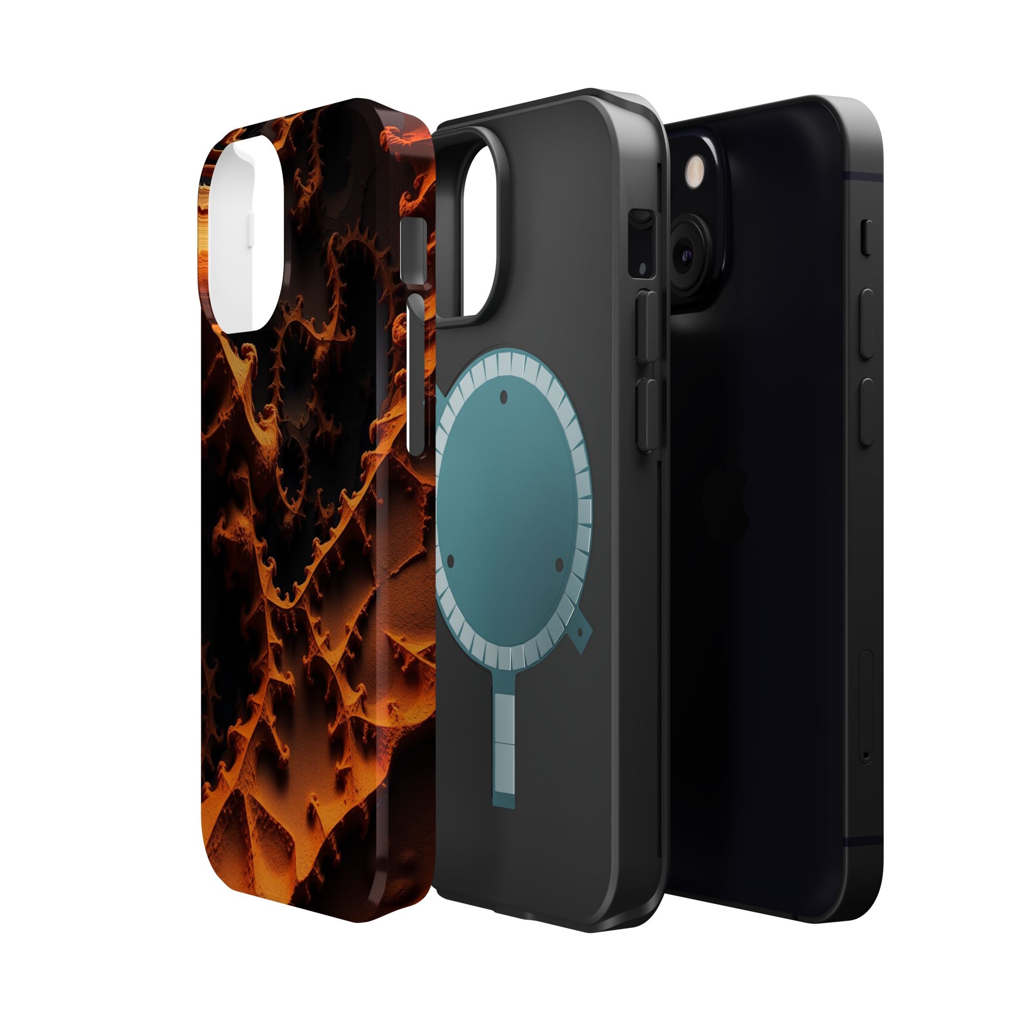 iPhone Radiant Fractal Zoom Design Bold Modern Everyday Snap Case · iPhone Case