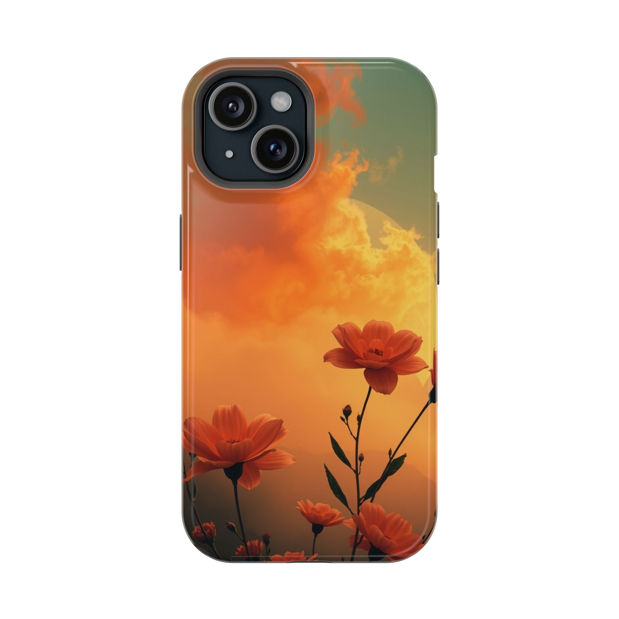 iPhone Floral Ombre Enchanted Art Bold Modern Everyday Snap Case · iPhone Case