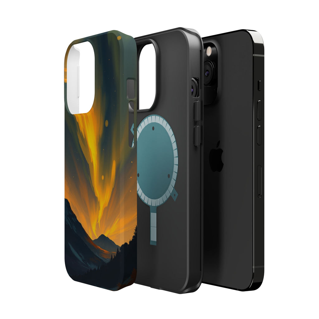 iPhone Serene Northern Lights Design Slim Everyday Designer Case · iPhone Case