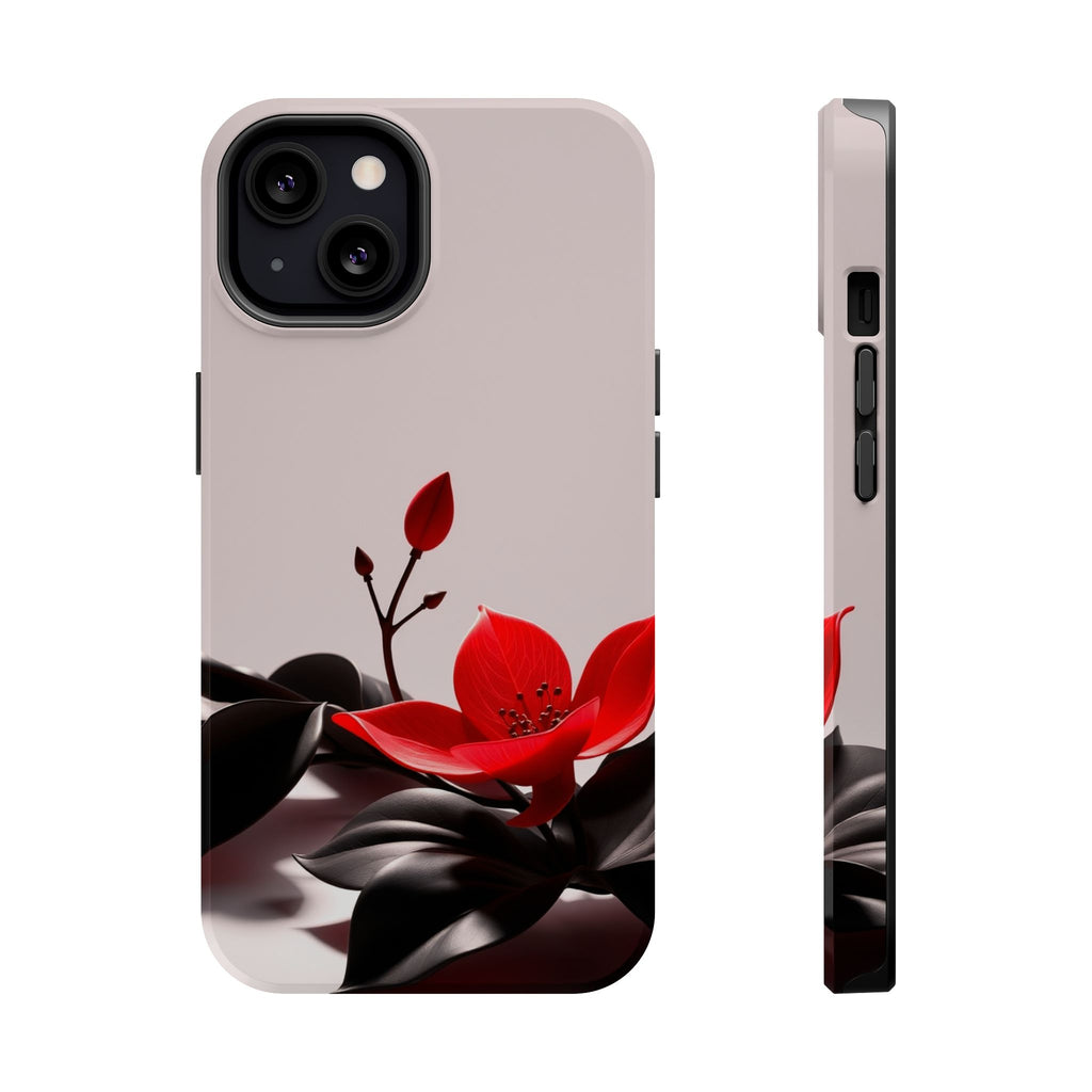 iPhone Radiant Bloom and Leaf Design Slim Everyday Designer Case · iPhone Case