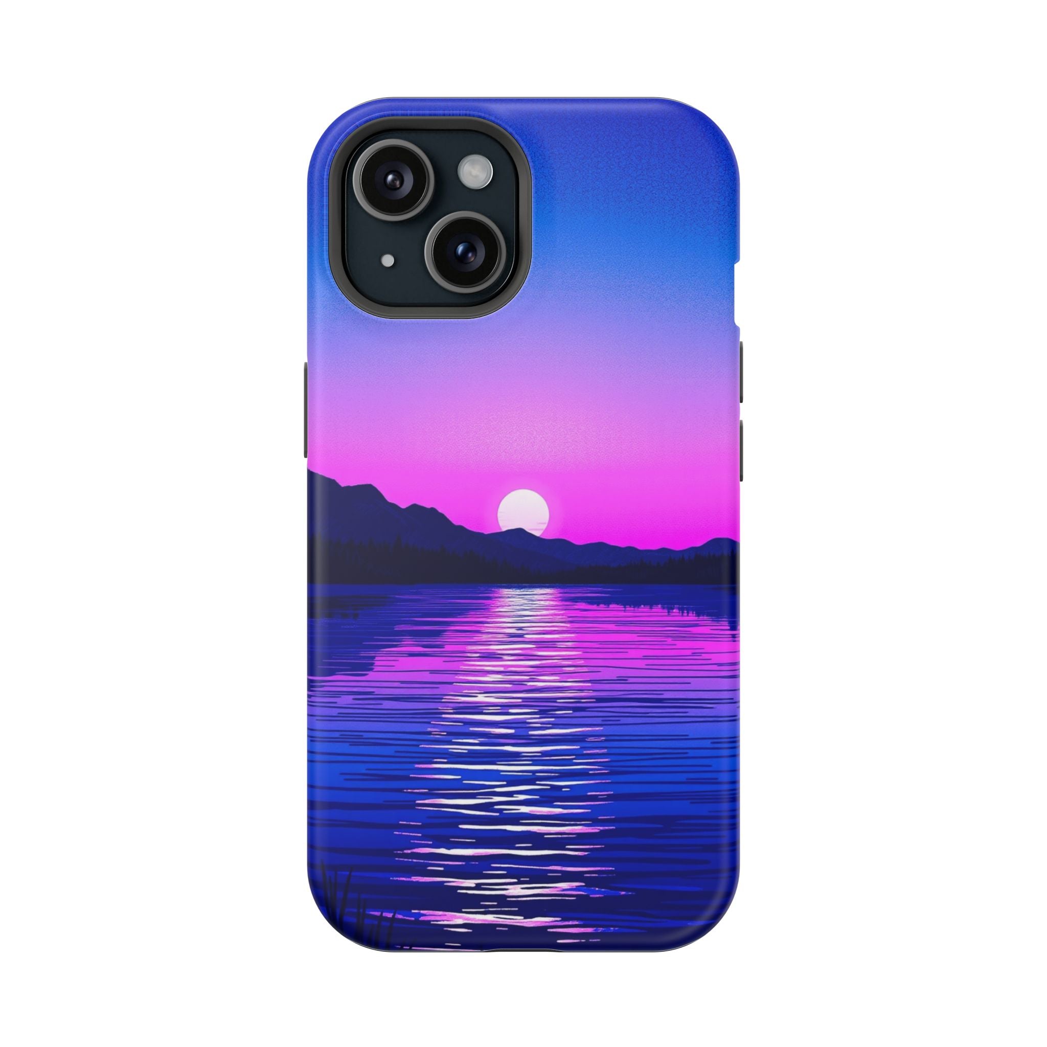 iPhone Indigo And Violet Lake at Twilight Slim iPhone Everyday Designer · iPhone