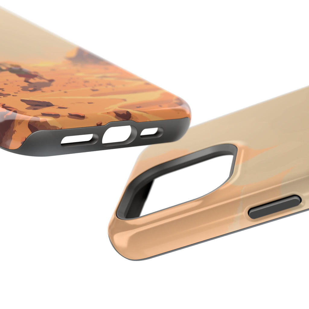 iPhone Burnt Orange And Sand Barely Surviving Slim Everyday Designer Case · iPho