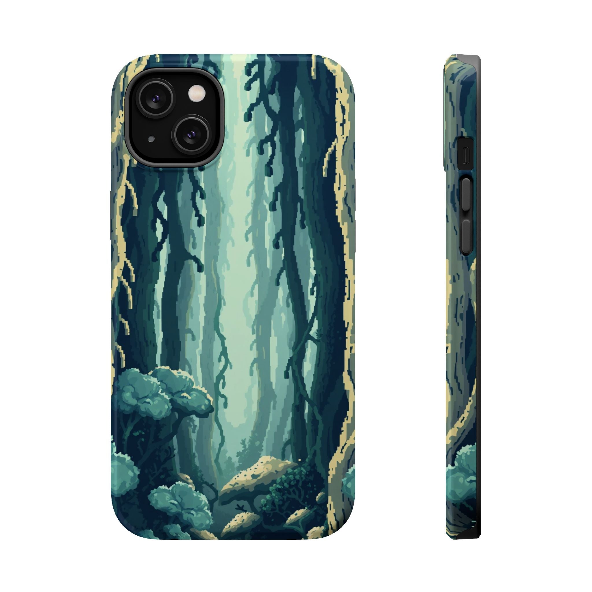 iPhone Kelp Forest Pixel Art -Bit Bold Modern Everyday Snap Case · iPhone Case