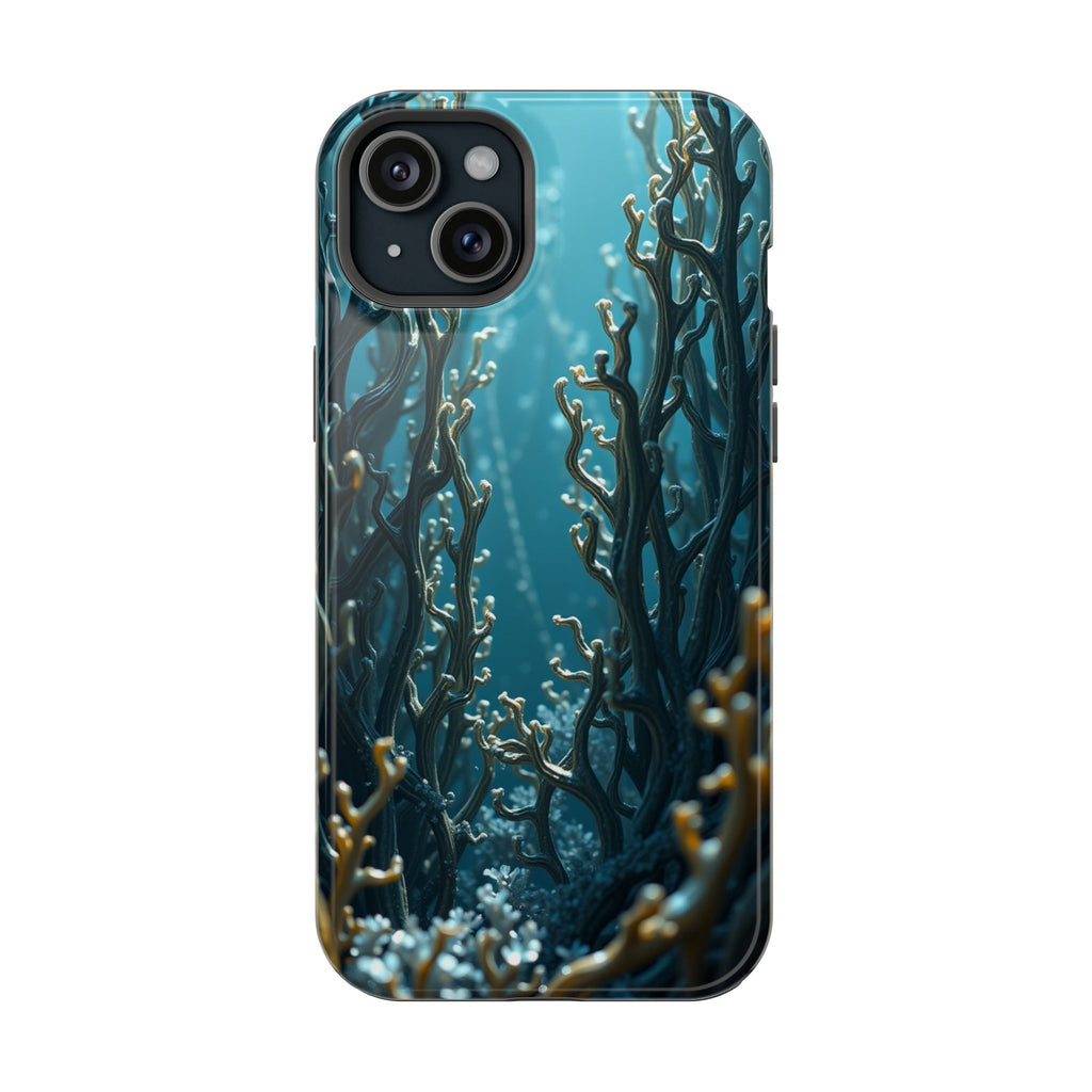 iPhone Midnight Blue And Silver Kelp Forest Slim iPhone Everyday · iPhone Case