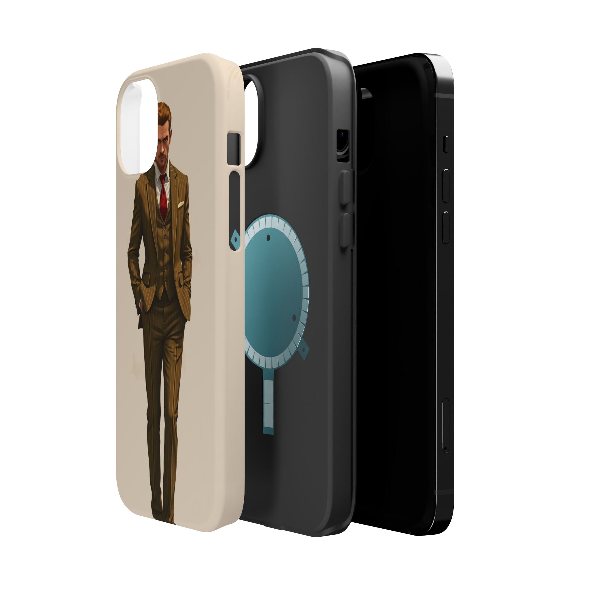 iPhone Pinstripe Suit Grunge Distressed Slim Everyday Designer Case · iPhone Cas