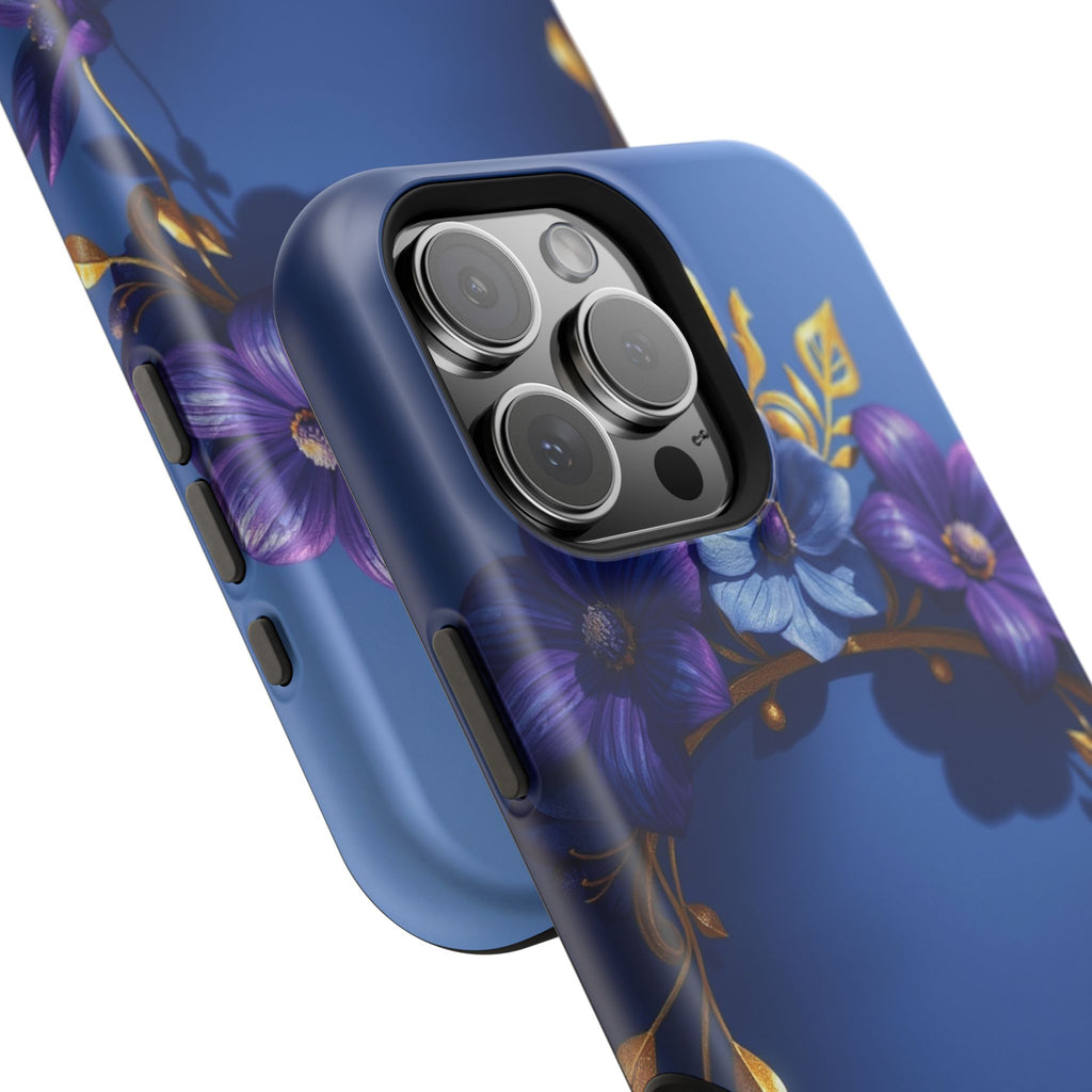 iPhone Vibrant Floral Crown Design 14 Slim Everyday Designer Case · iPhone Case