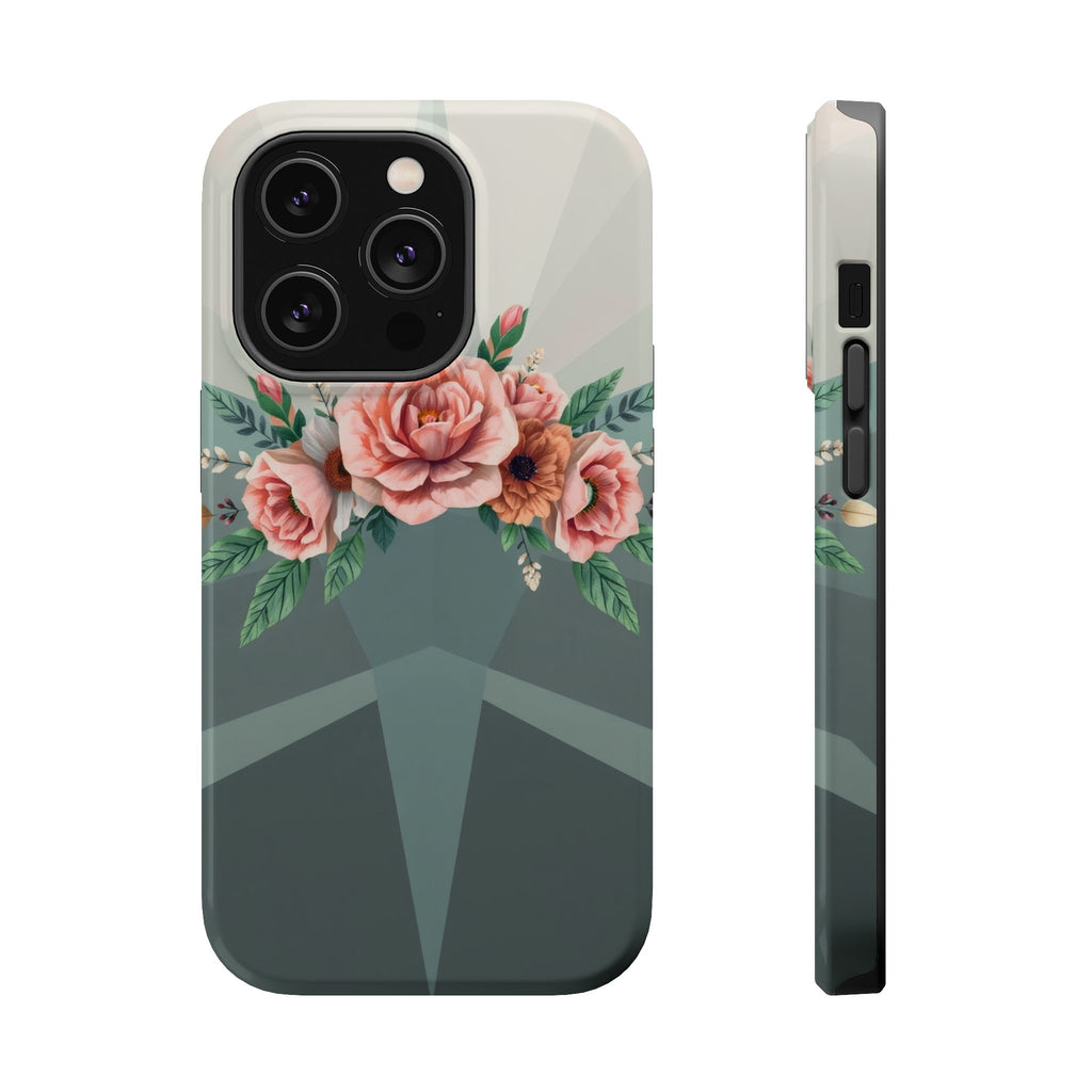 iPhone Floral Crown Abstract Geometric Slim Everyday Designer Case · iPhone Case