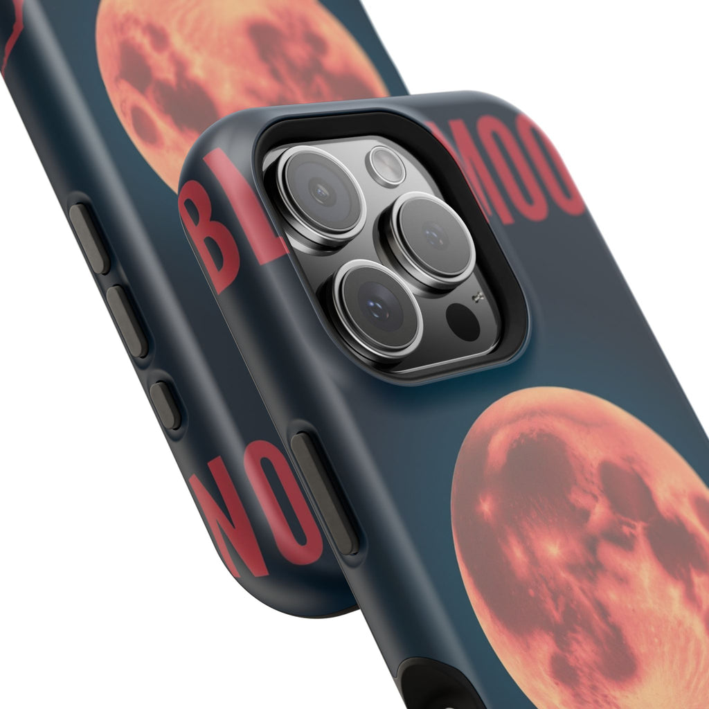 iPhone Blood Moon Rise Vintage Retro Poster Slim Everyday Designer Case · iPhone