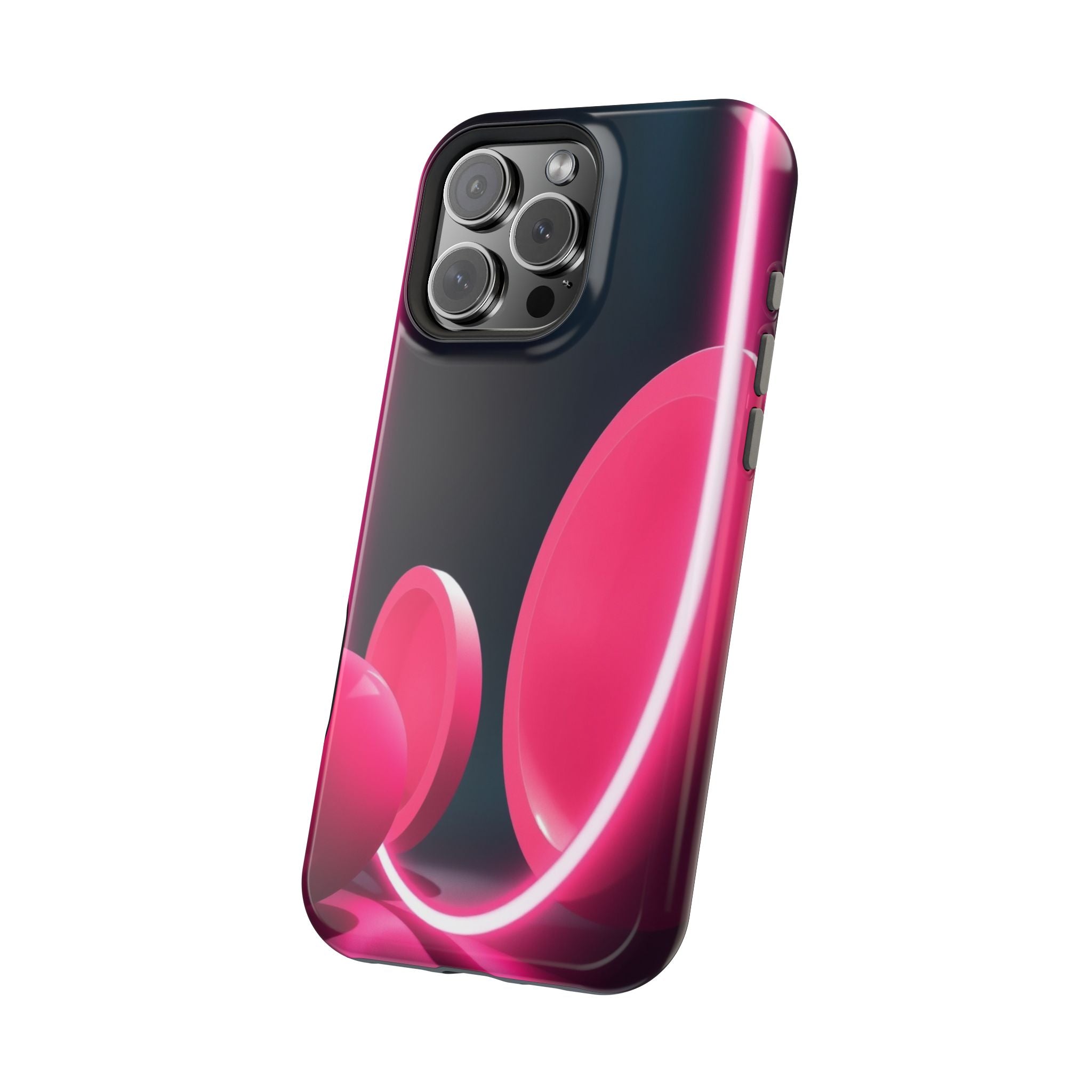 iPhone 1960s Mod Circles Neon Cyberpunk Slim Everyday Designer Case · iPhone Cas