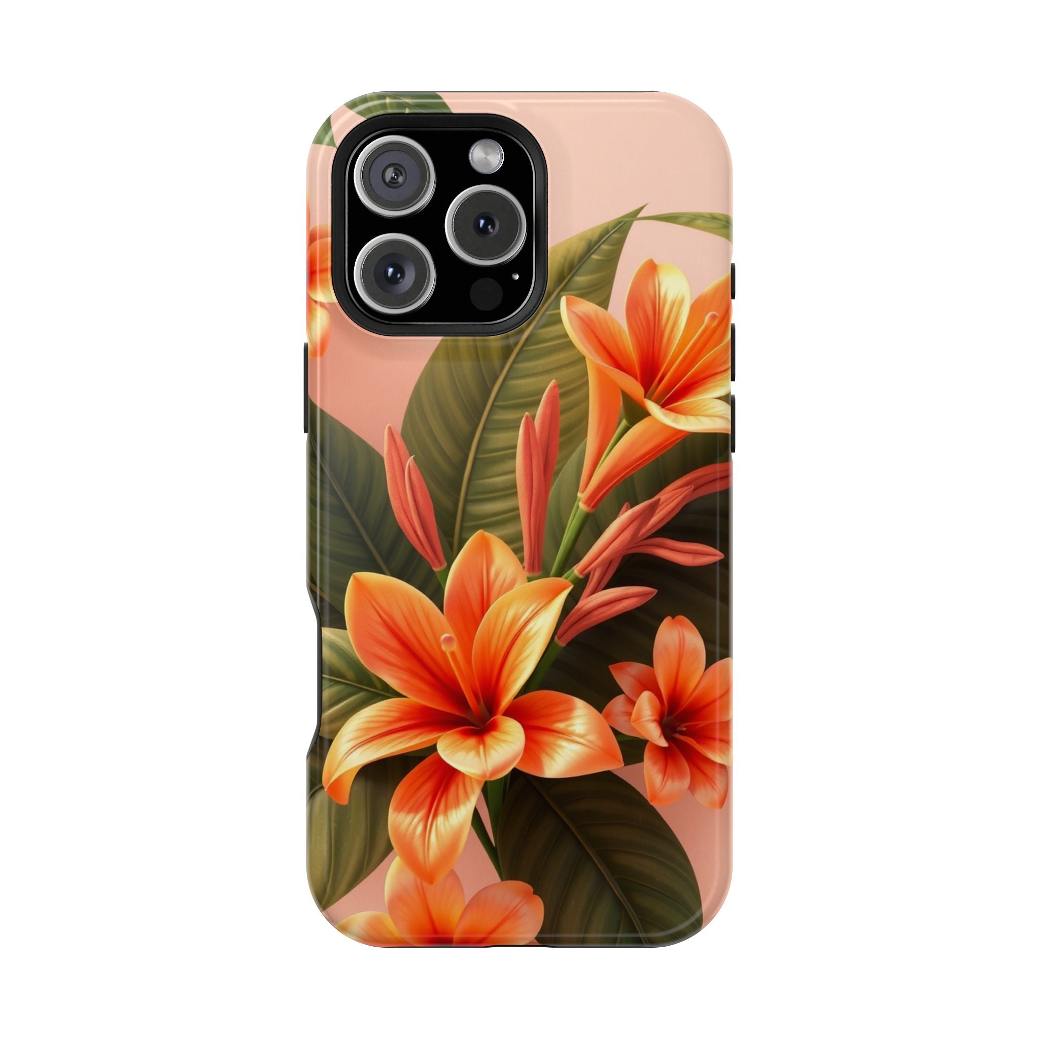 iPhone Tropical Bloom 3D Digital Bold Modern Everyday Snap Case · iPhone Case