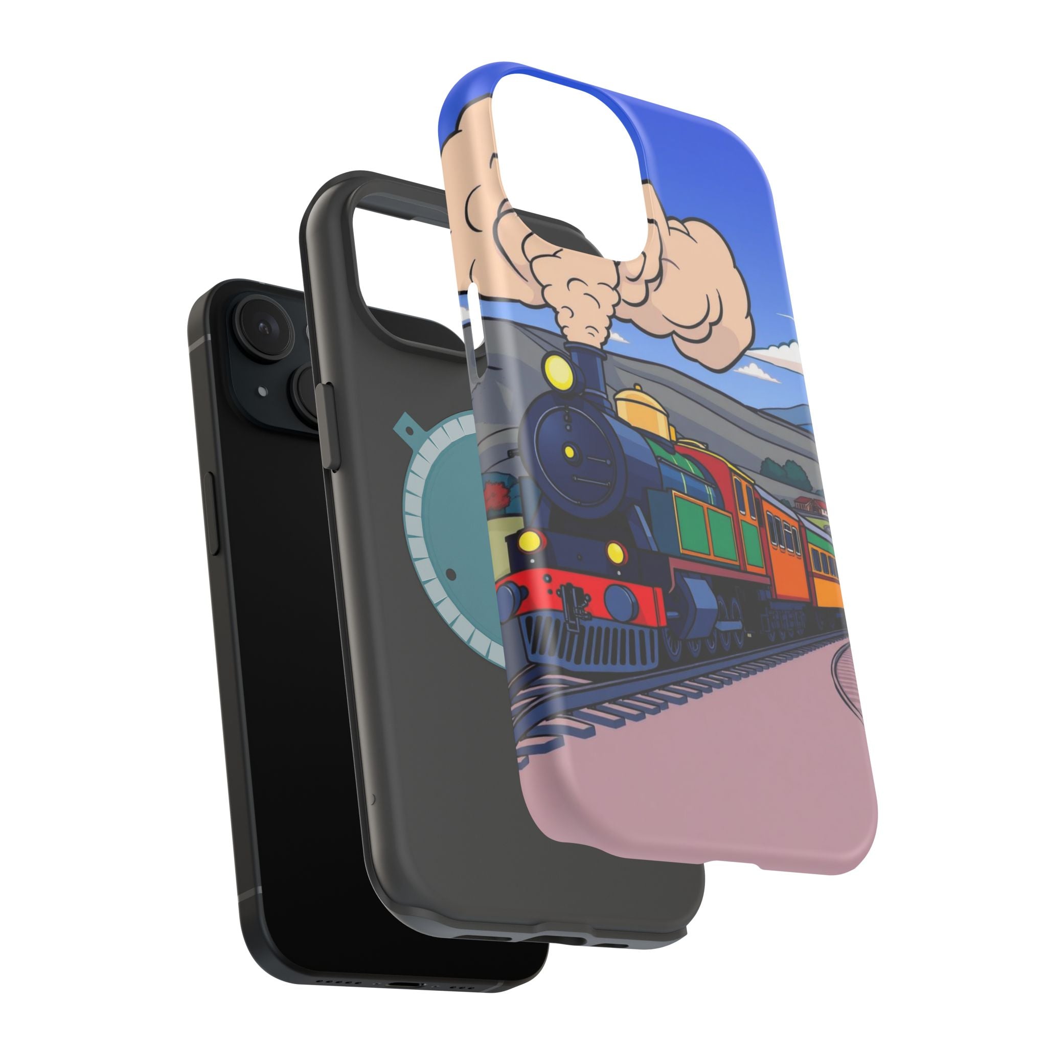 iPhone Steam Locomotive Puff Kids Fun iPhone Phone Case Gift Slim · iPhone Case
