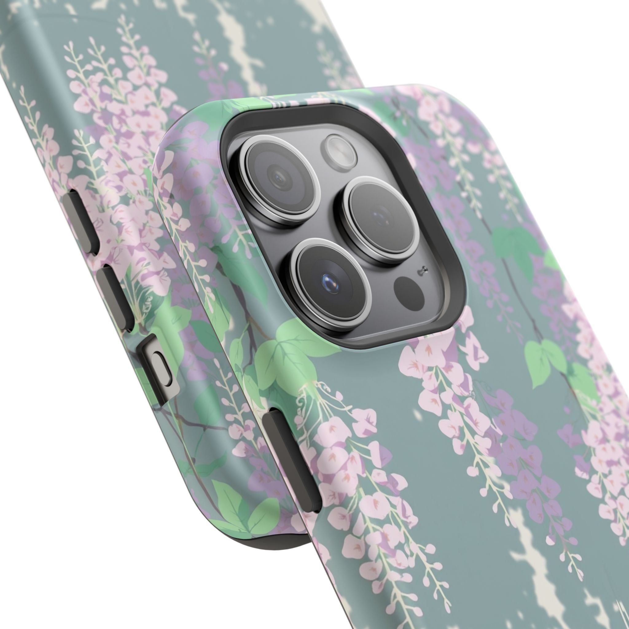 iPhone Dreamy Wisteria Cascade Design Slim Everyday Designer Case · iPhone Case