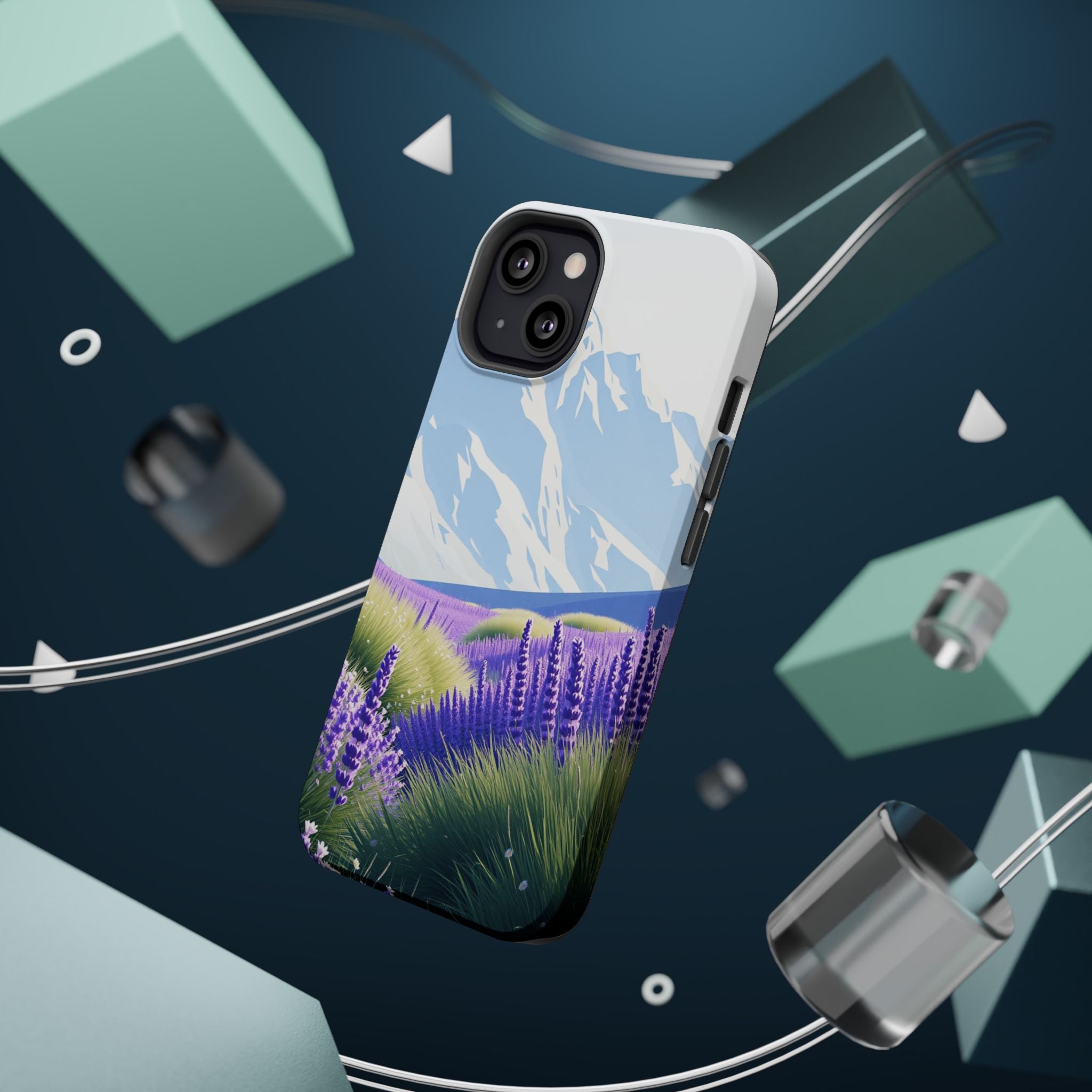 iPhone Alpine Meadow Electric Art 10 Slim Everyday Designer Case · iPhone Case