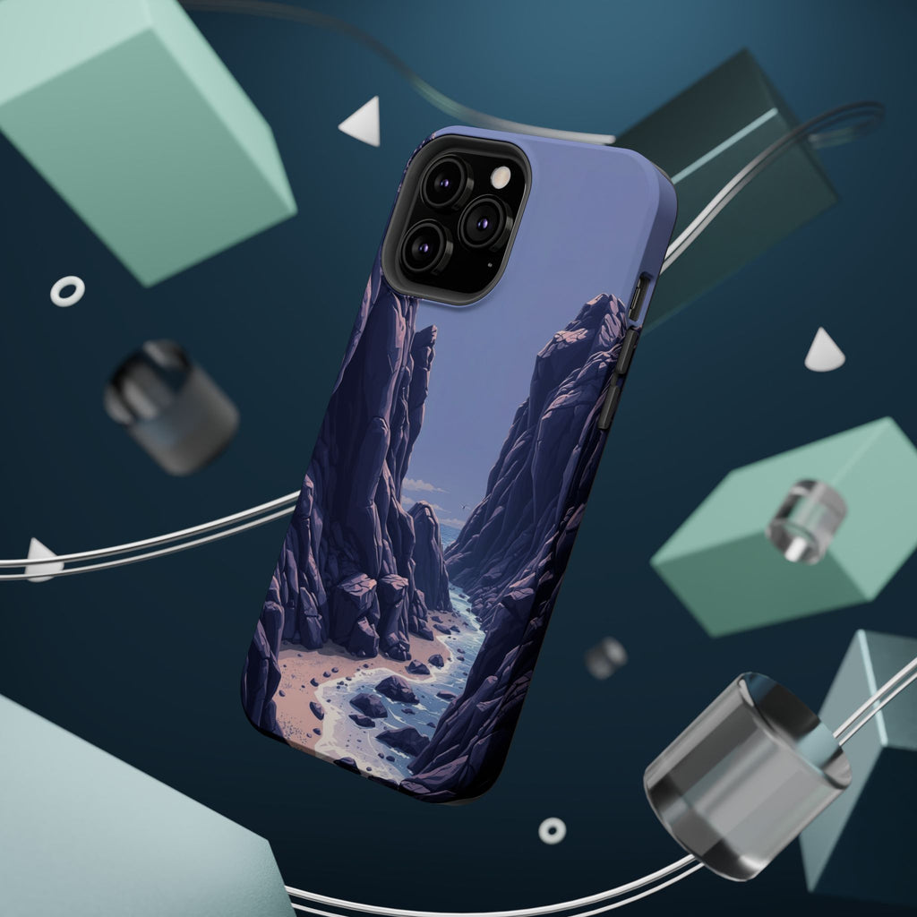 iPhone Rocky Coastline Mystic Art Bold Modern Everyday Snap Case · iPhone Case