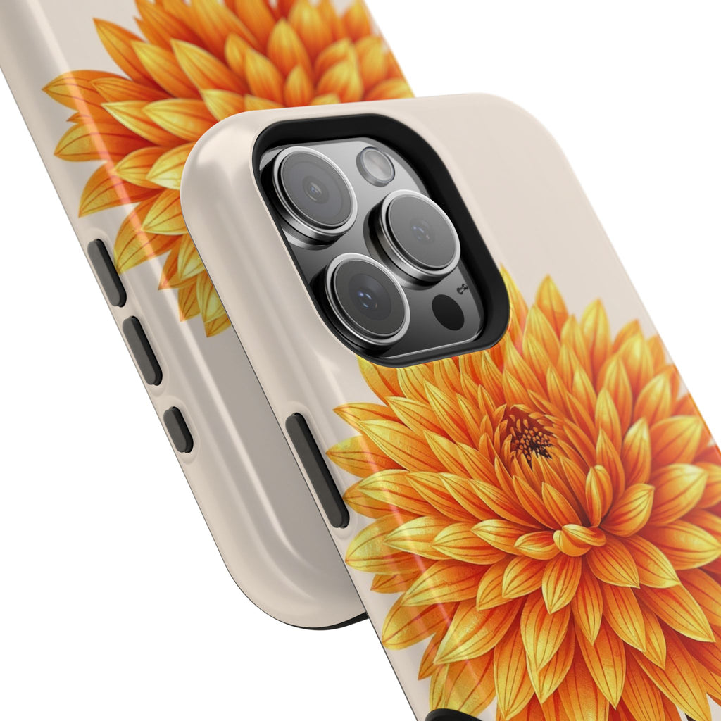 iPhone Chrysanthemum Classic Gold Foil Luxury Slim iPhone Everyday · iPhone Case